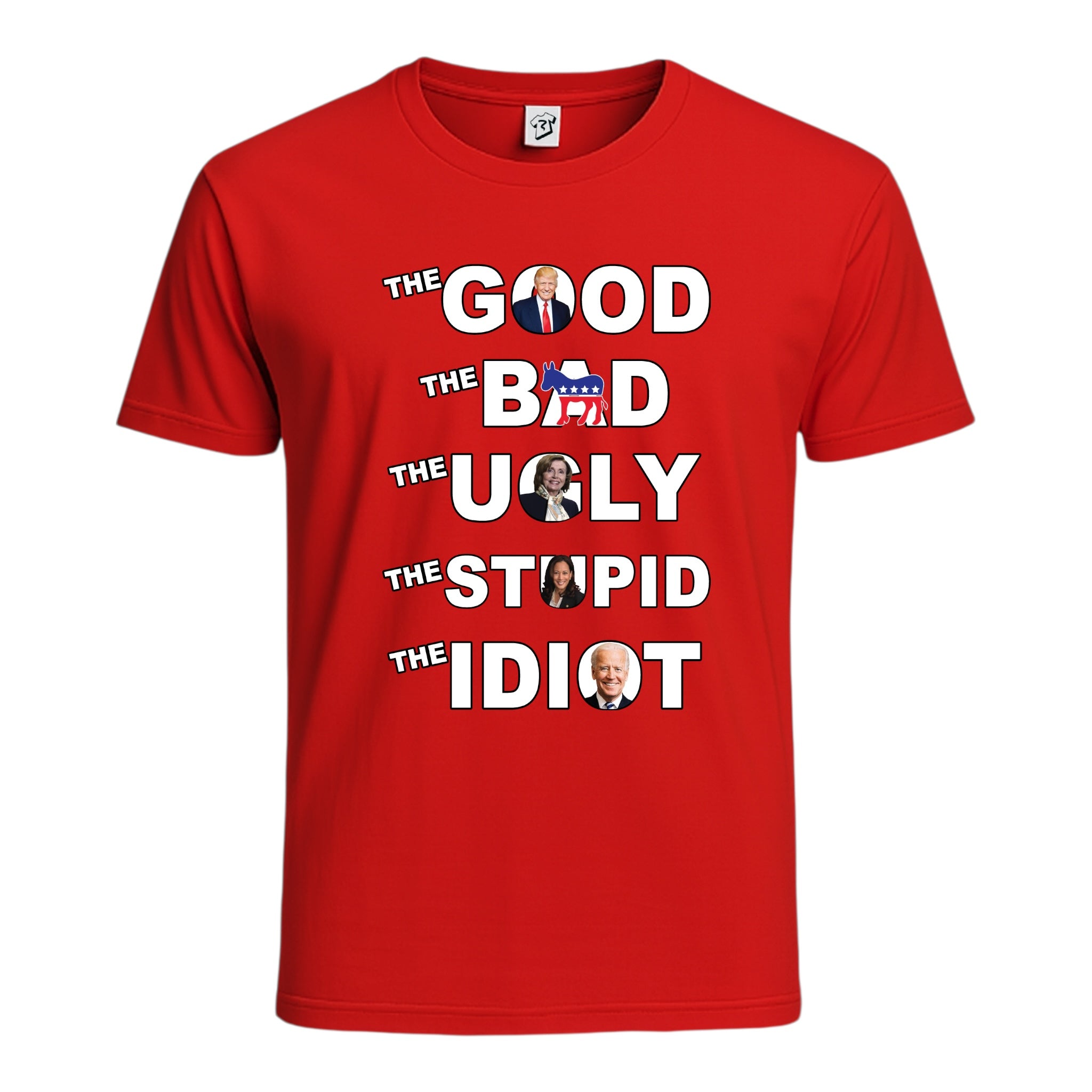 Tees Club graphic tee The Good The Bad The Ugly The Stupid - Cotton Tee Navy Size 2XL detail