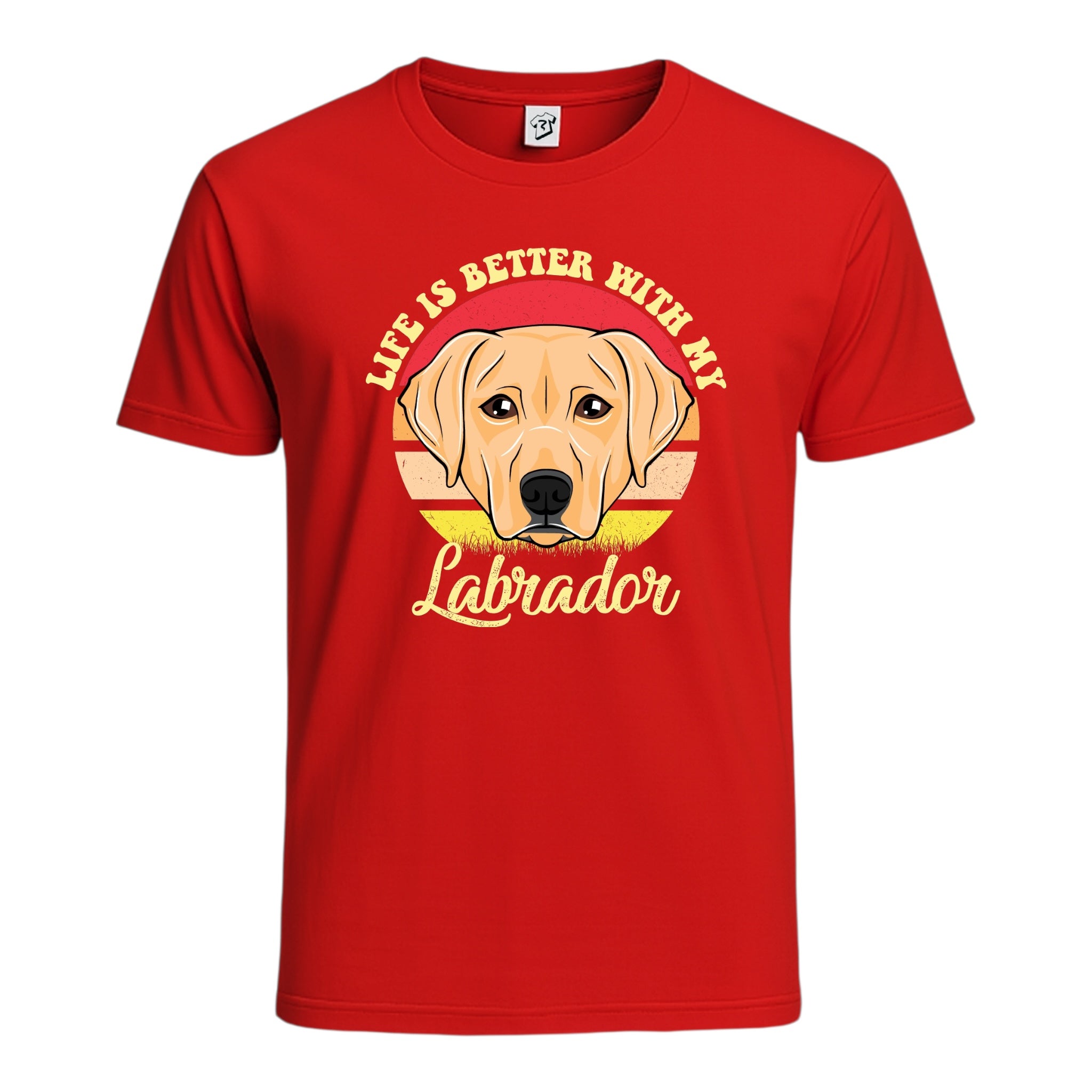 Tees Club graphic tee Life Is Better With My Labrador - Cotton Tee Navy Size 2XL detail