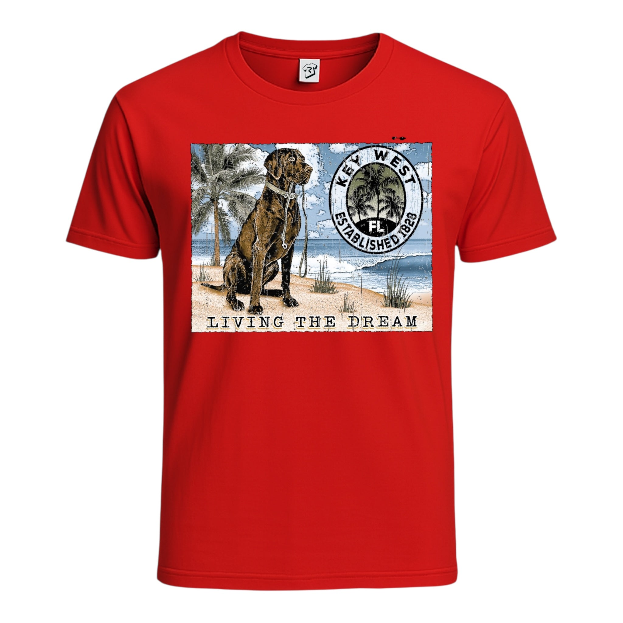 Black Lab Dog KW Cotton Tee