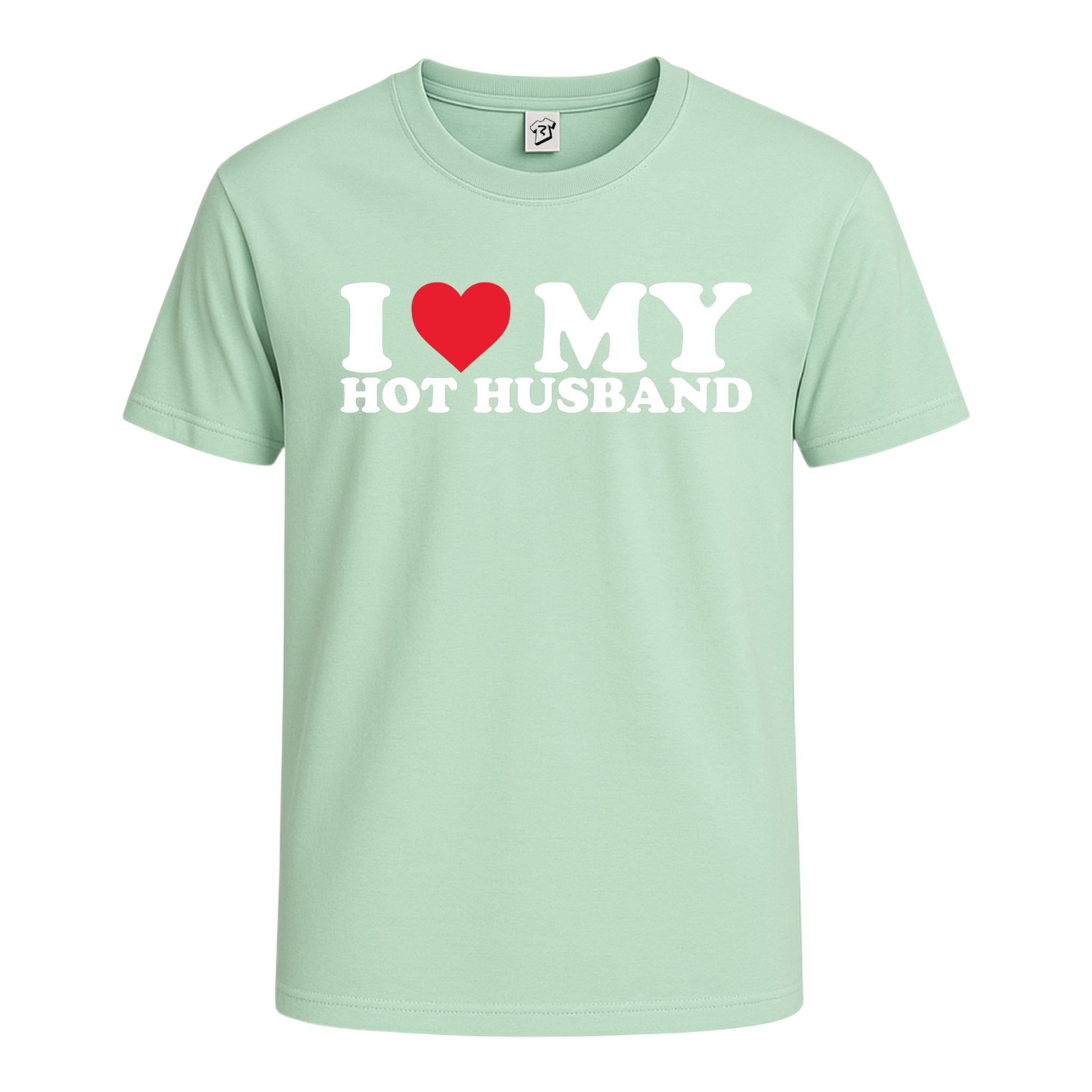 Tees Club graphic tee I Love My Hot Husband - Cotton Tee Navy Size M detail