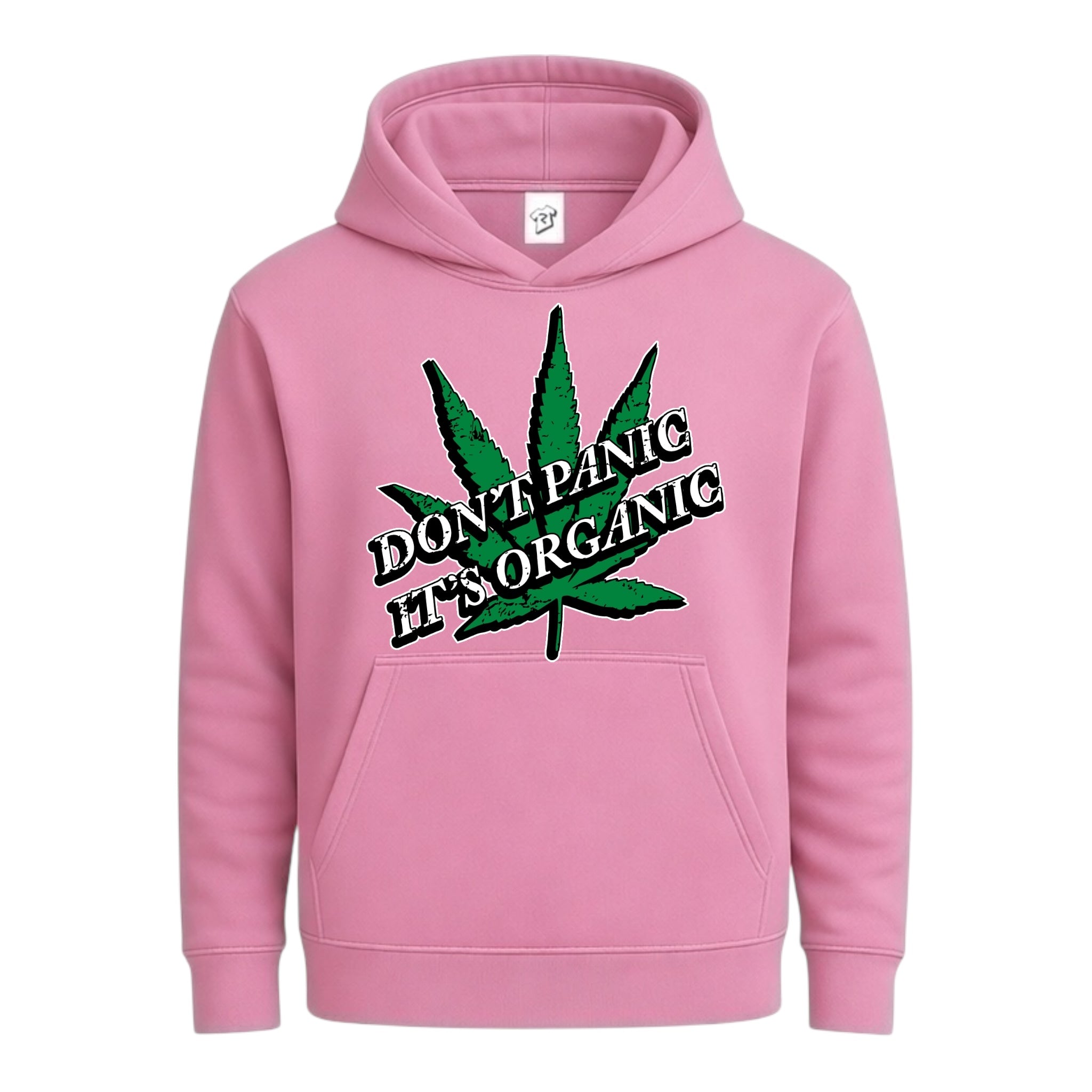 Tees Club streetwear hoodie Don't Panic It's Organic - Hoodie Navy Size L detail