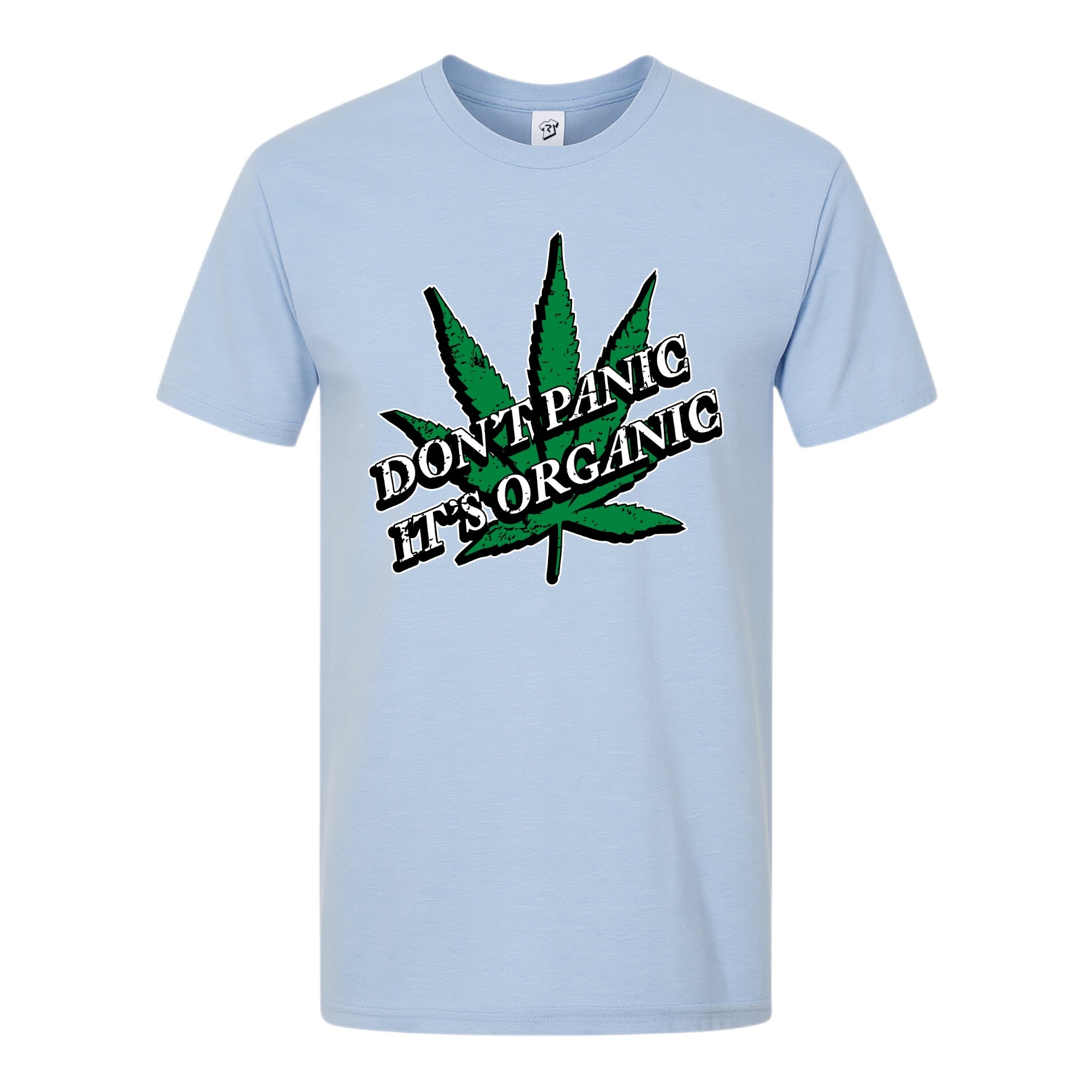 Tees Club graphic tee Don't Panic It's Organic - Premium Tee Black Size M detail