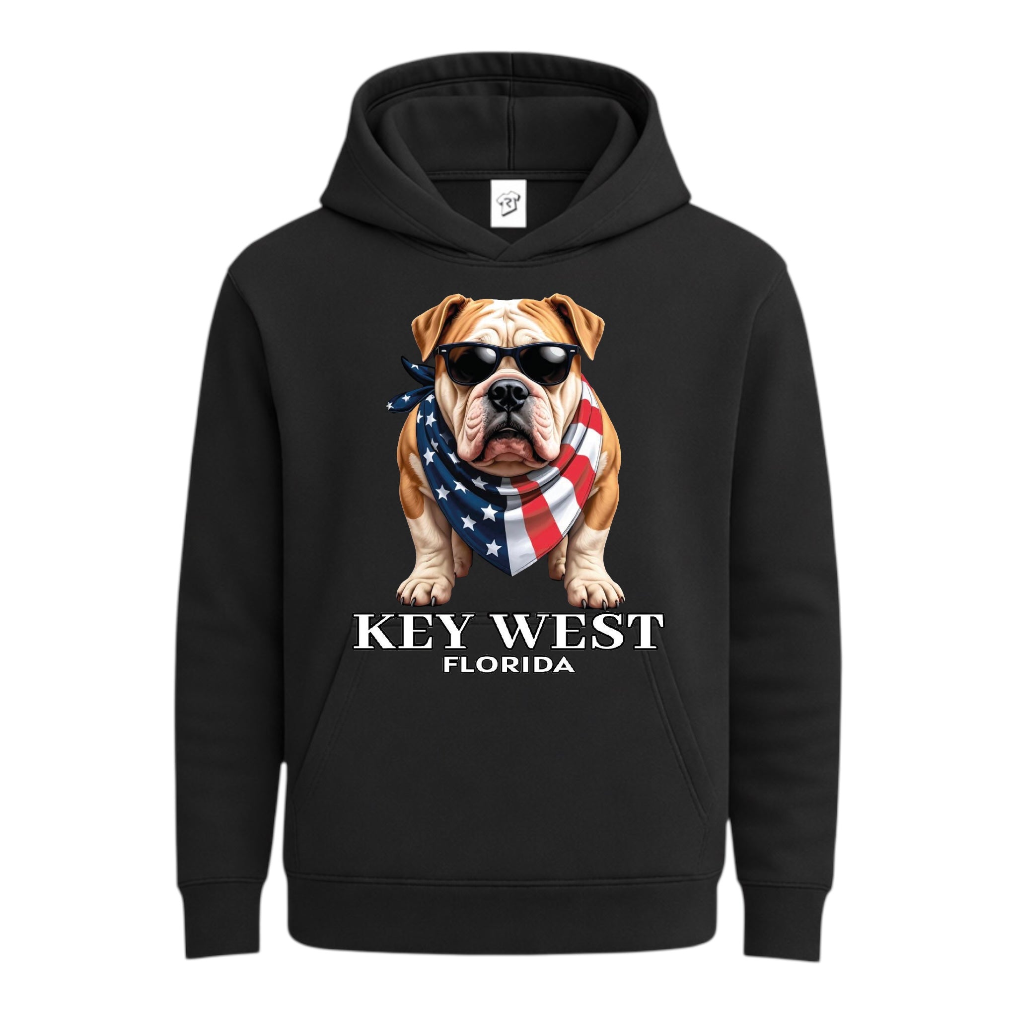 Tees Club streetwear hoodie Bulldog KW - Hoodie Navy Size M detail