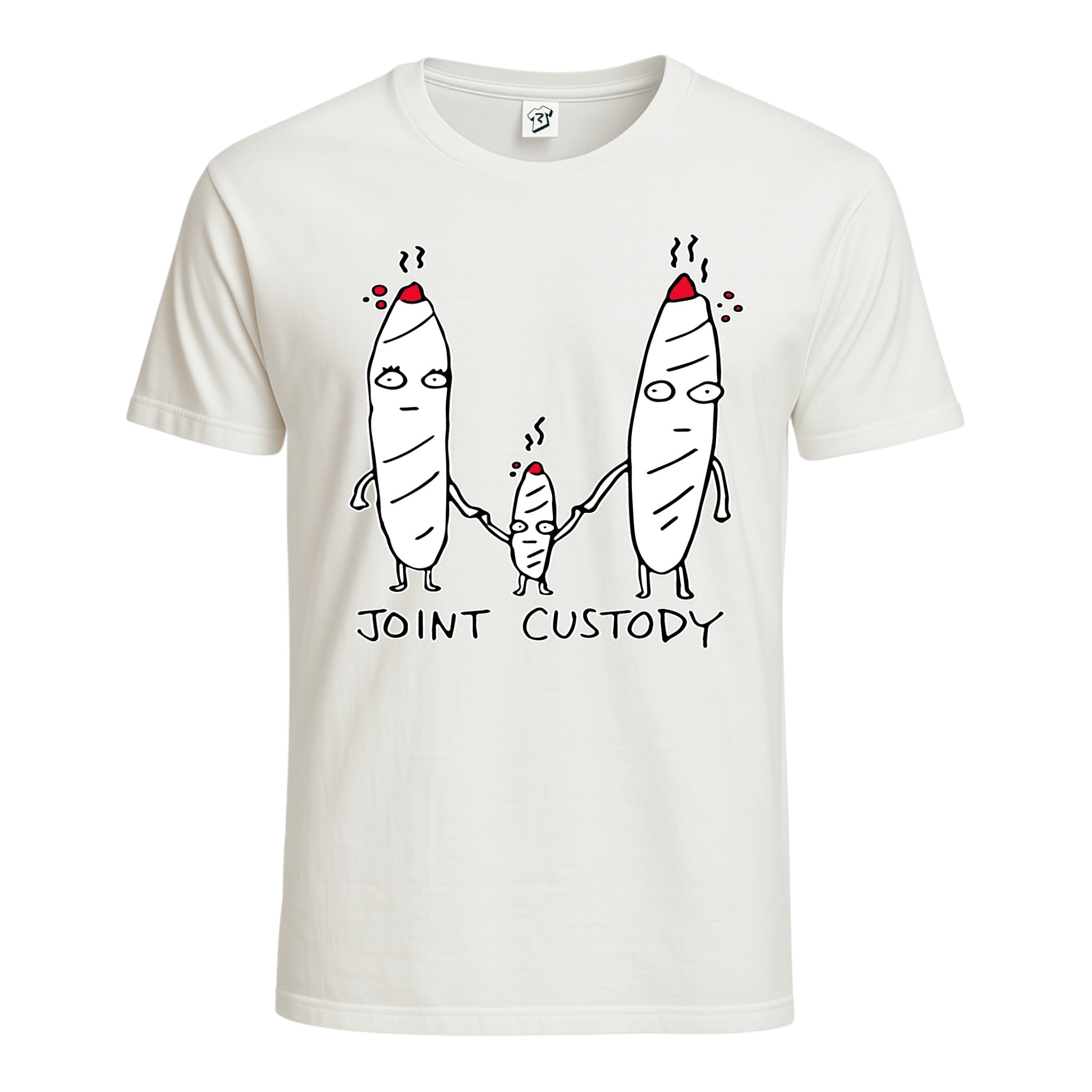 Tees Club graphic tee Joint Custody - Cotton Tee Navy Size 2XL detail