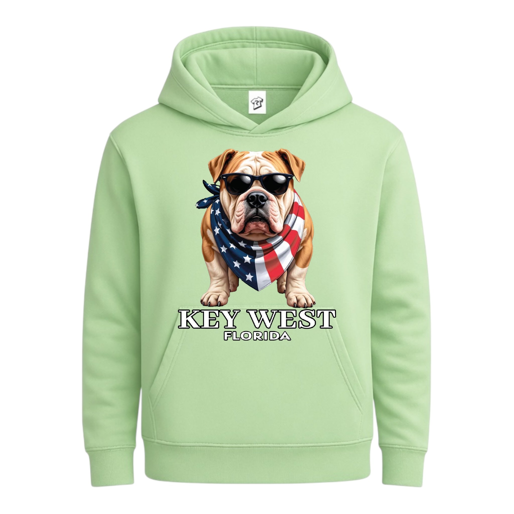 Tees Club streetwear hoodie Bulldog KW - Hoodie Navy Size L detail