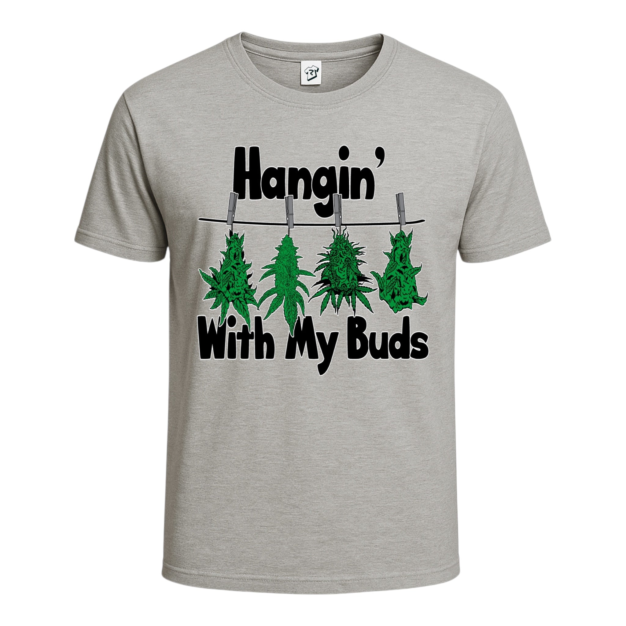 Tees Club graphic tee Hangin' With My Buds - Cotton Tee Navy Size M detail