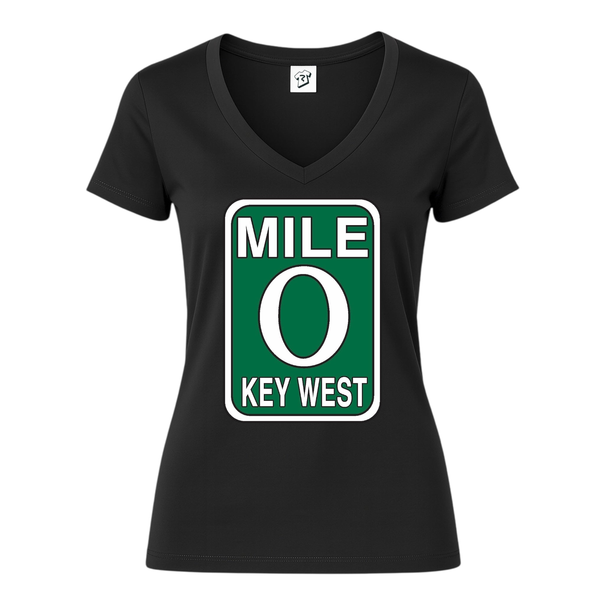 Tees Club v-neck t-shirt Mile 0 KW - V-Neck Tee Black Size S detail