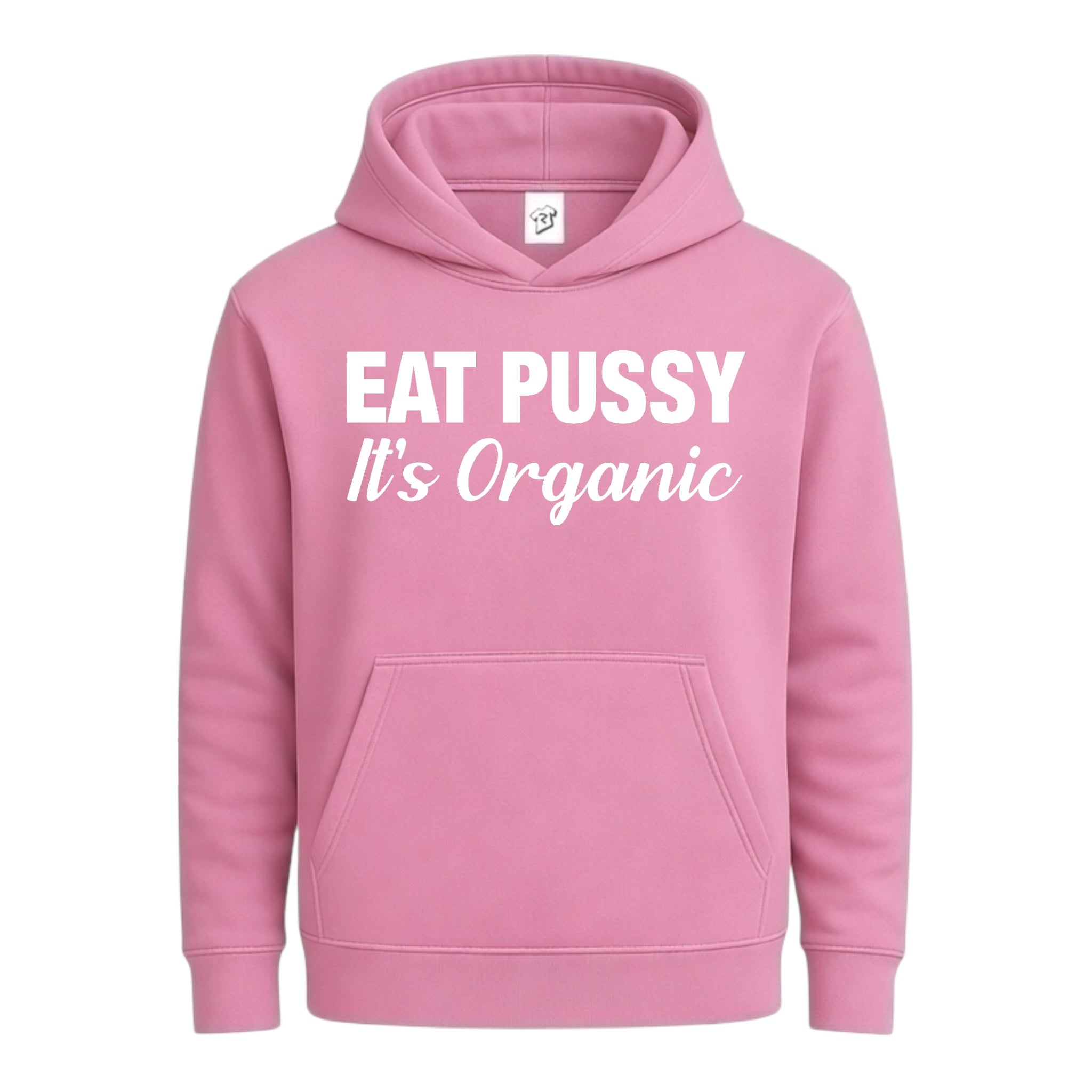 Tees Club streetwear hoodie Eat Pussy It's Organic - Hoodie Navy Size M detail