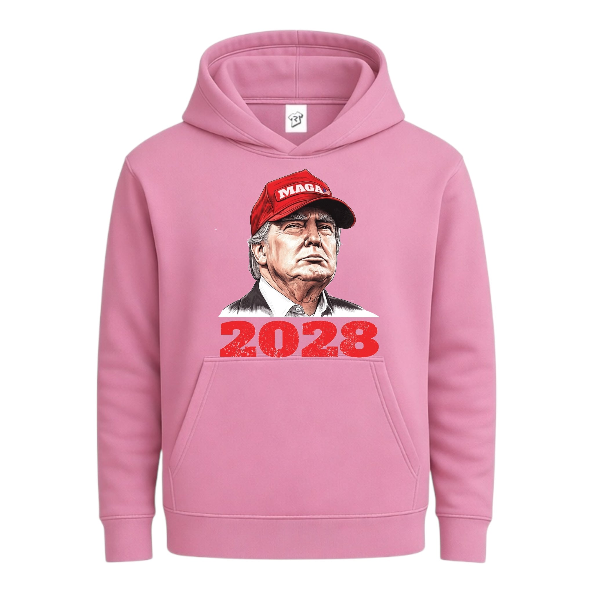 Tees Club streetwear hoodie Trump 2028 - Hoodie Navy Size M detail
