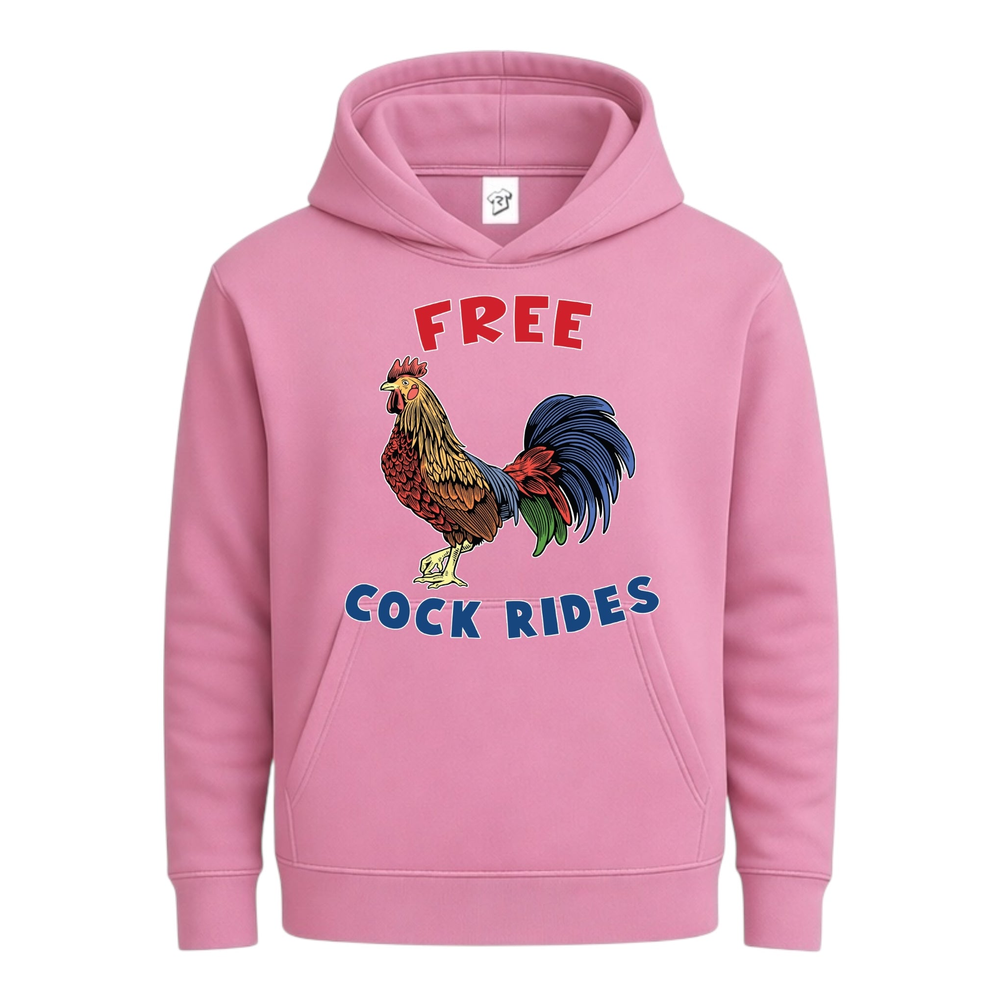 Tees Club streetwear hoodie Free Cock Rides - Hoodie Navy Size M detail