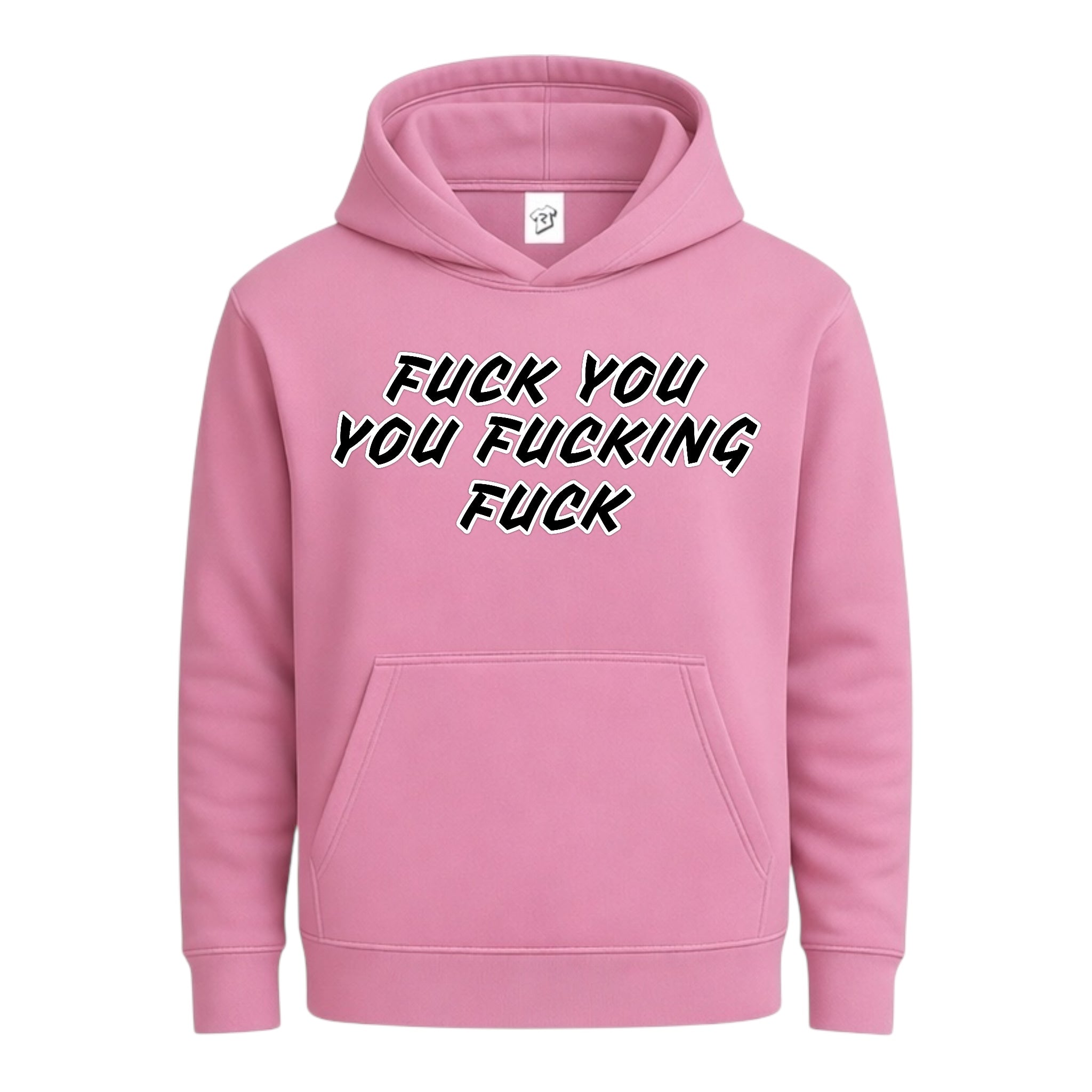 Tees Club streetwear hoodie Fuck You You Fucking Fuck - Hoodie Navy Size L detail