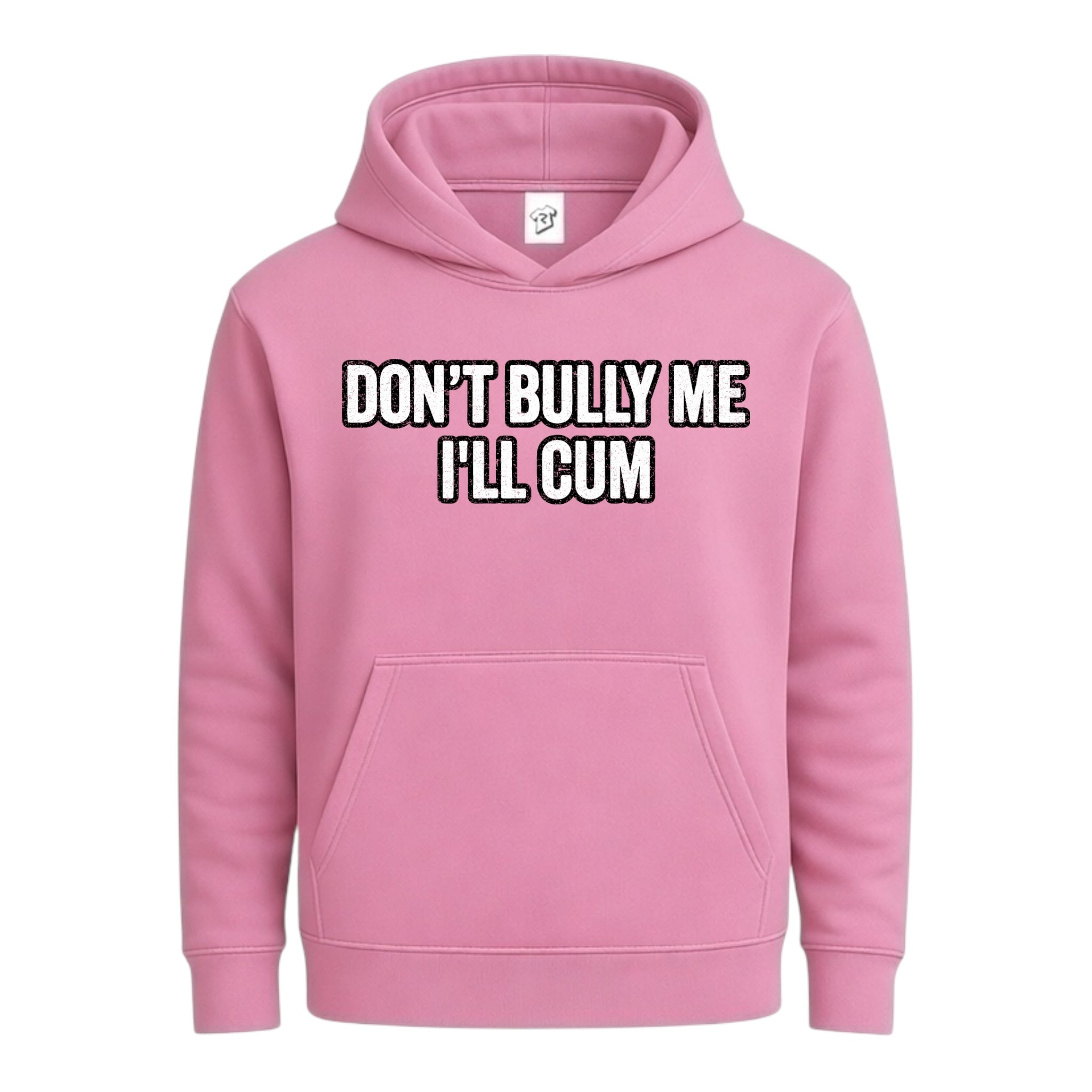 Tees Club streetwear hoodie Don't Bully Me I'll Cum - Hoodie Navy Size S front view