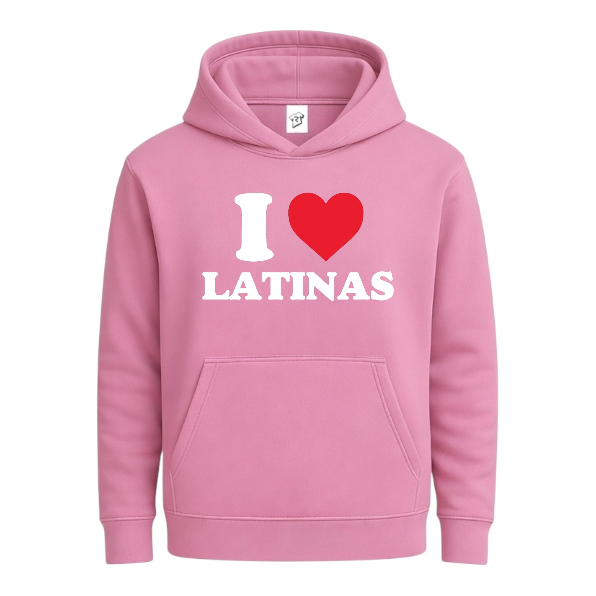 Tees Club streetwear hoodie I Love Latinas - Hoodie Navy Size M detail