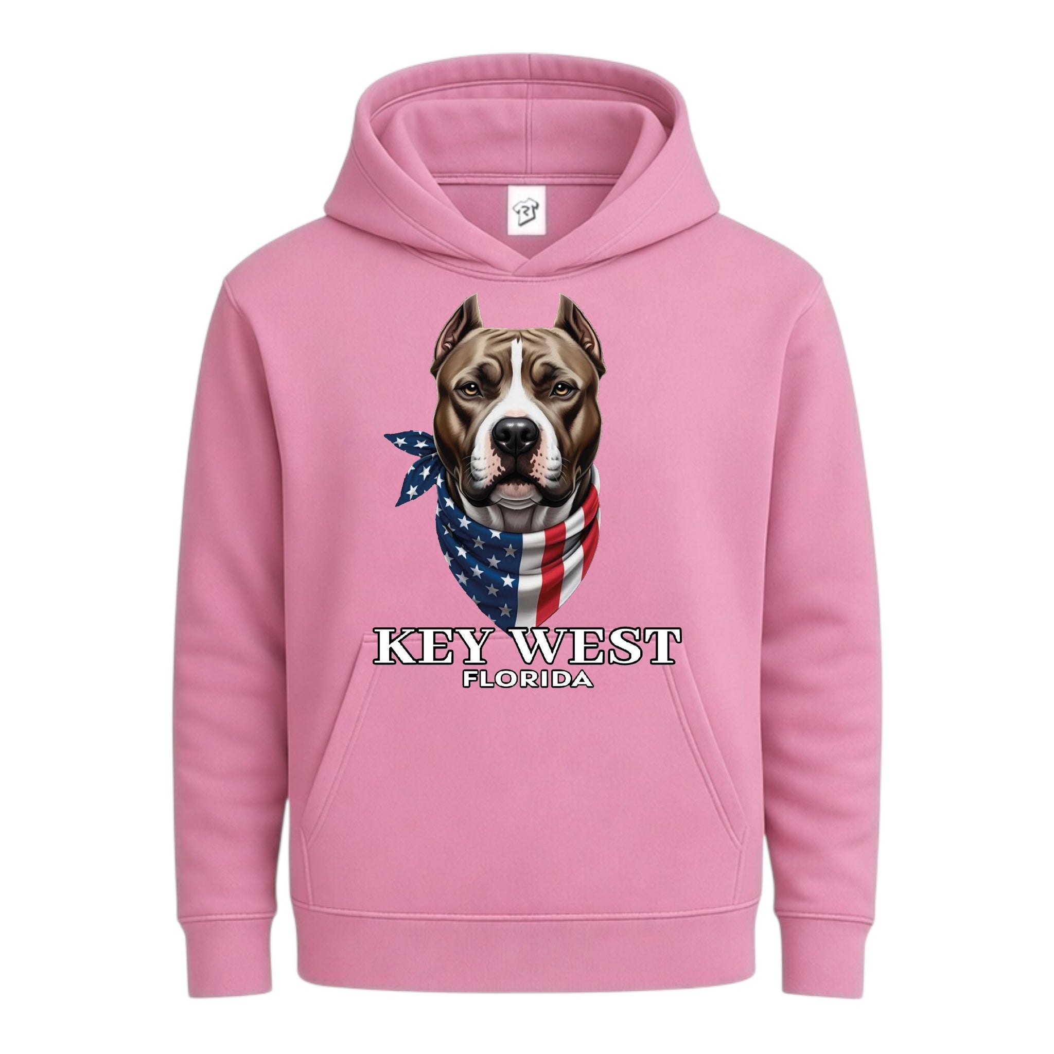 Tees Club streetwear hoodie Pitbull KW - Hoodie Navy Size M detail