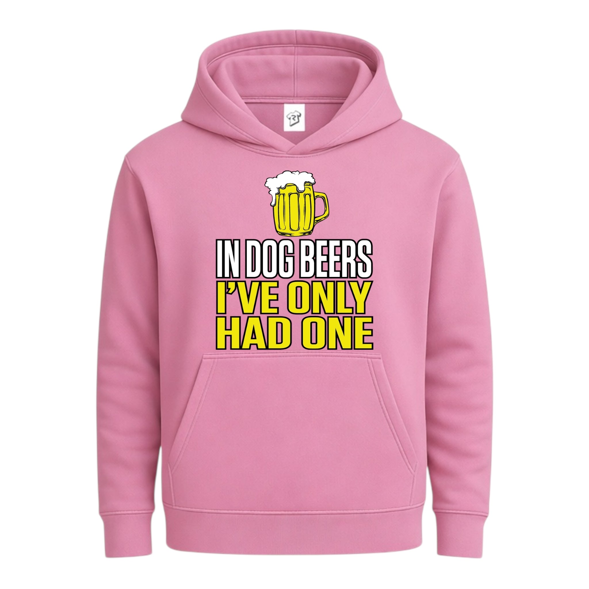 Tees Club streetwear hoodie In Dog Beers I've Only Had One - Hoodie Navy Size M detail