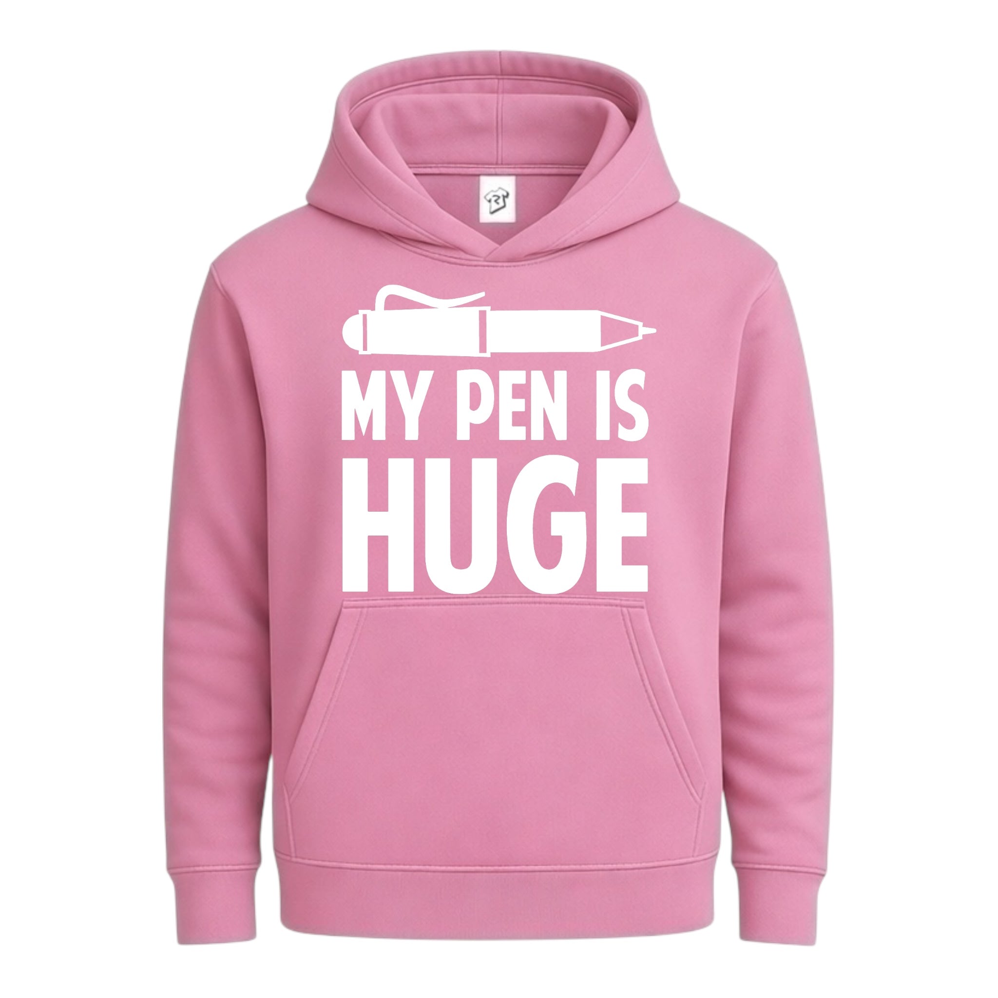 Tees Club streetwear hoodie My Pen Is Huge - Hoodie Navy Size M detail