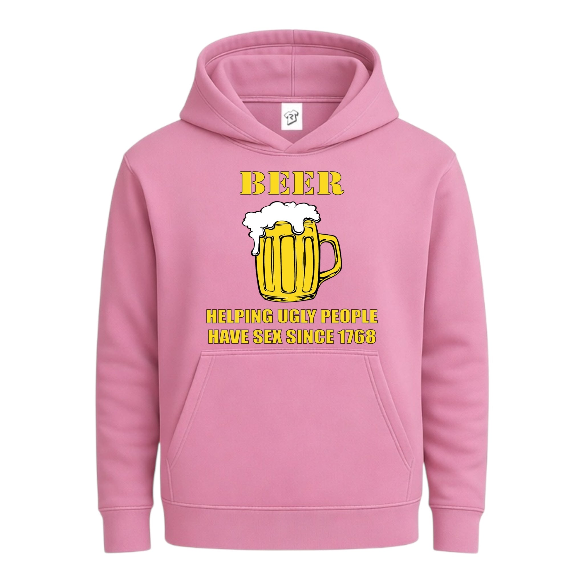 Tees Club streetwear hoodie Beer Helping Ugly People Have Sex - Hoodie Navy Size M detail