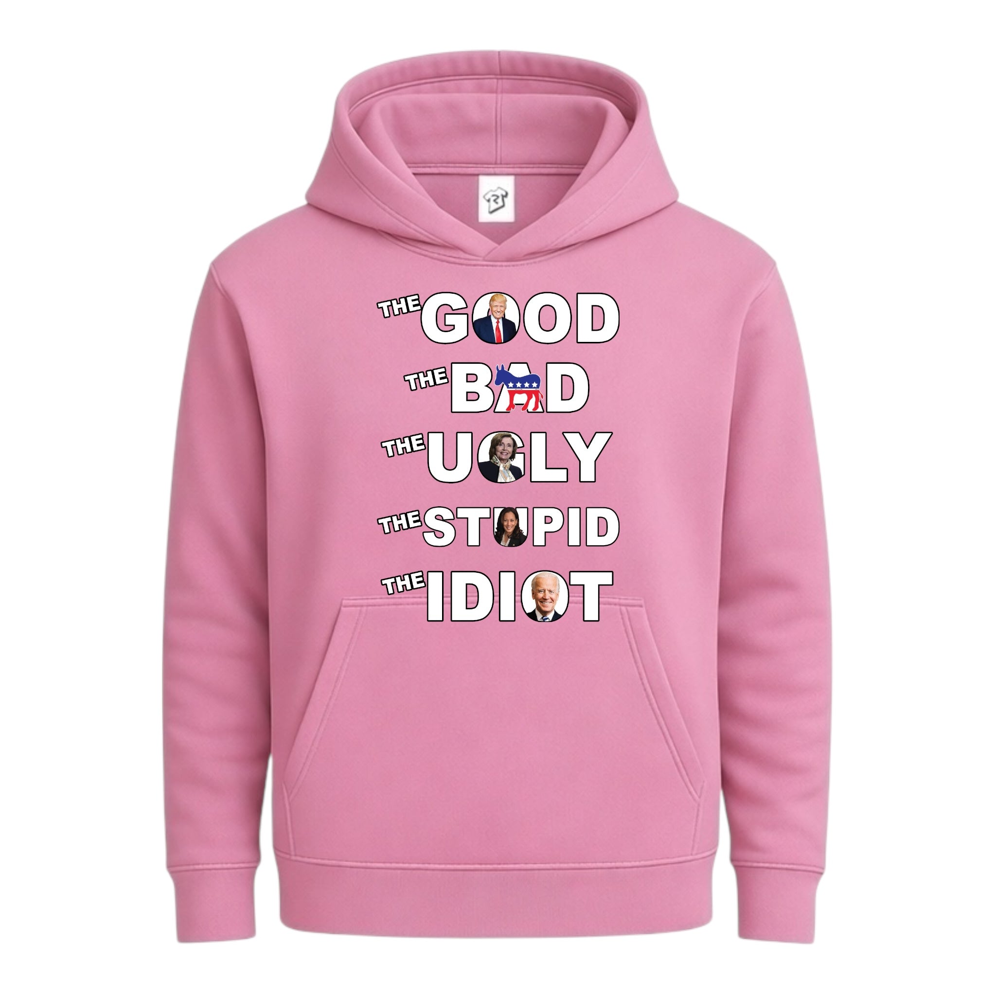 Tees Club streetwear hoodie The Good The Bad The Ugly The Stupid - Hoodie Navy Size M detail