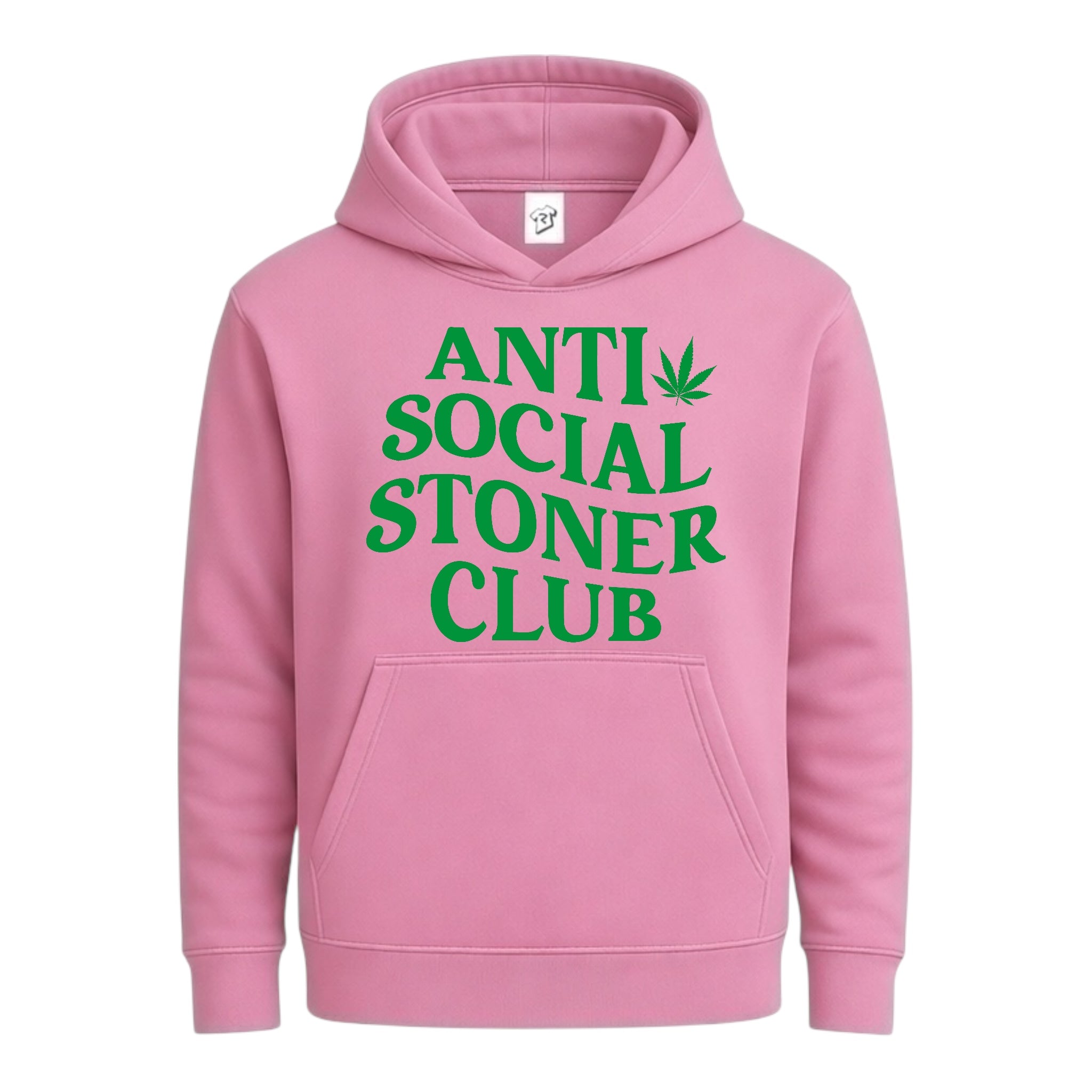 Tees Club streetwear hoodie Anti Social Stoner Club - Hoodie Navy Size M detail