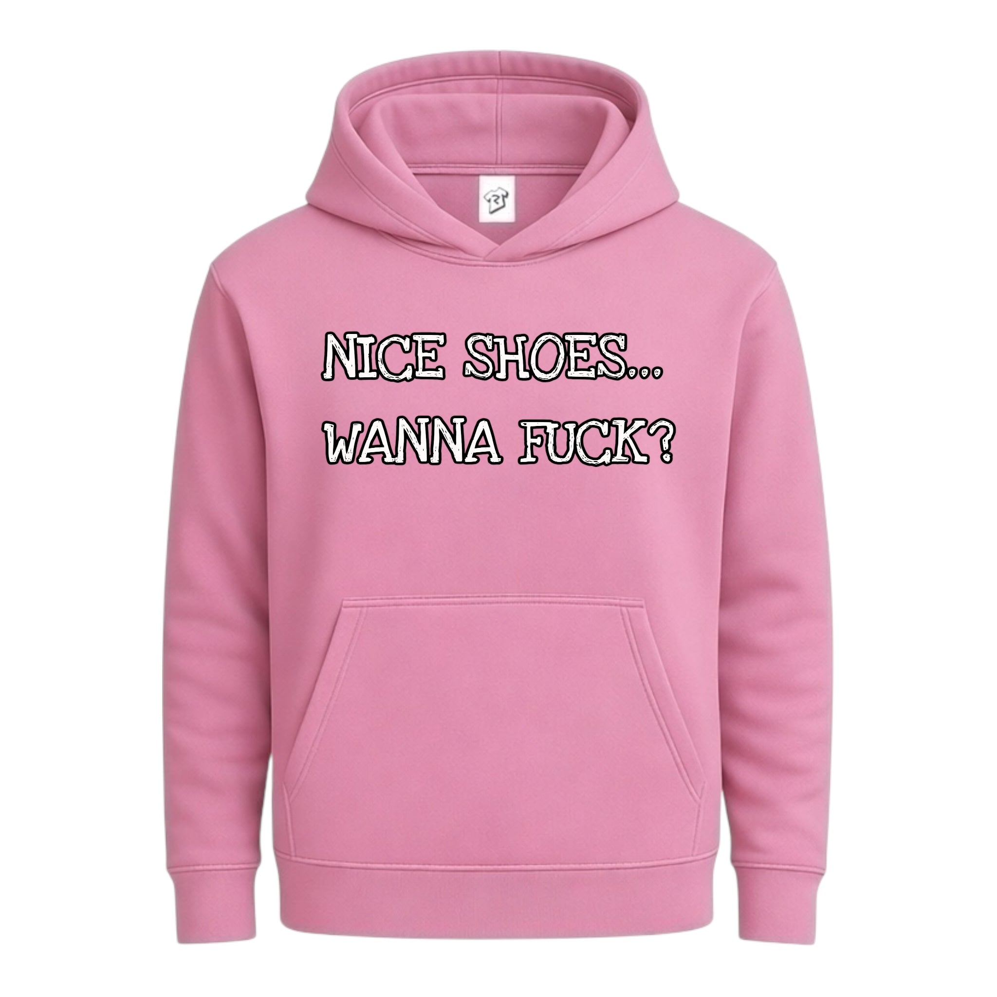 Tees Club streetwear hoodie Nice Shoes...Wanna Fuck? - Hoodie Navy Size M detail