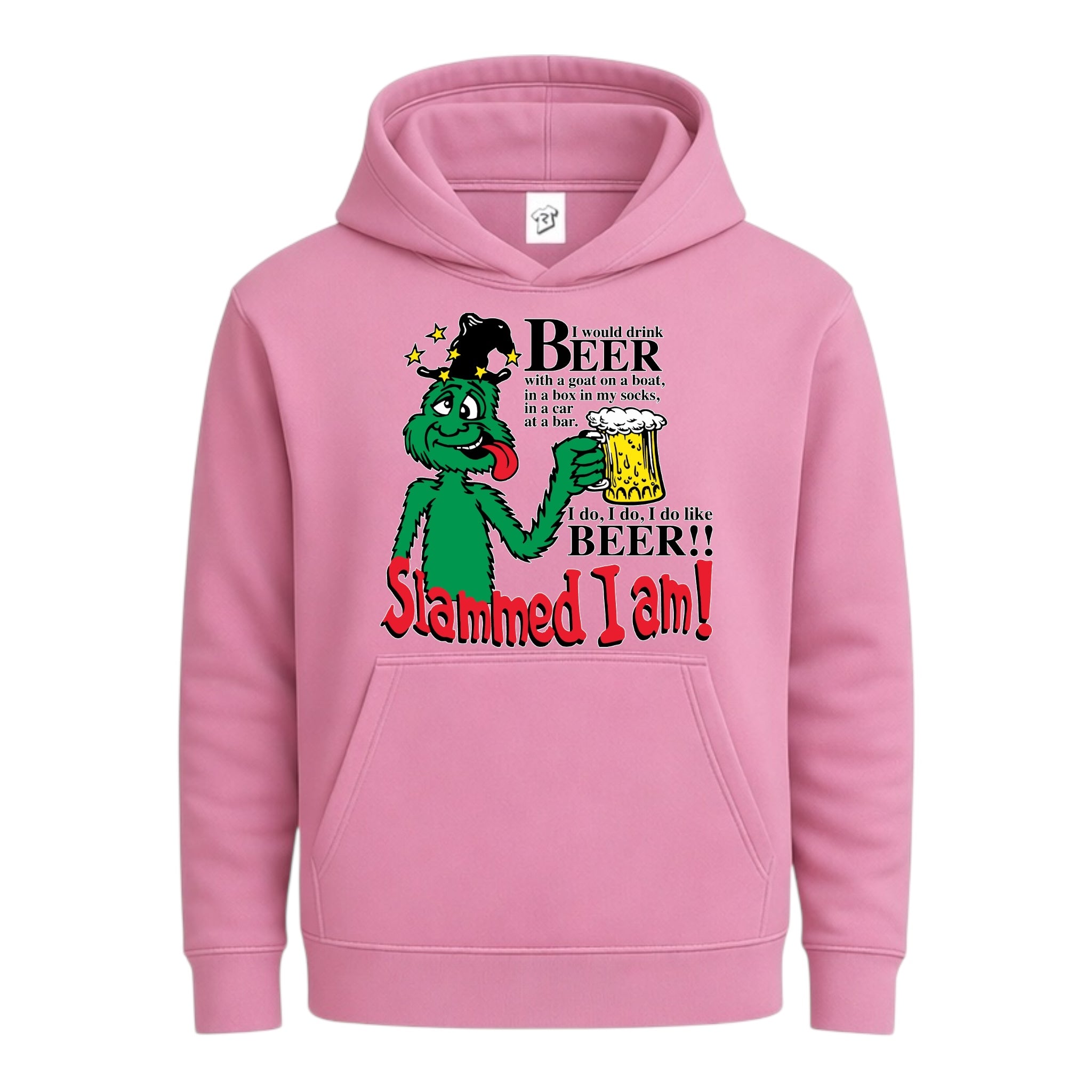 Tees Club streetwear hoodie Slammed I Am Beer - Hoodie Navy Size M detail