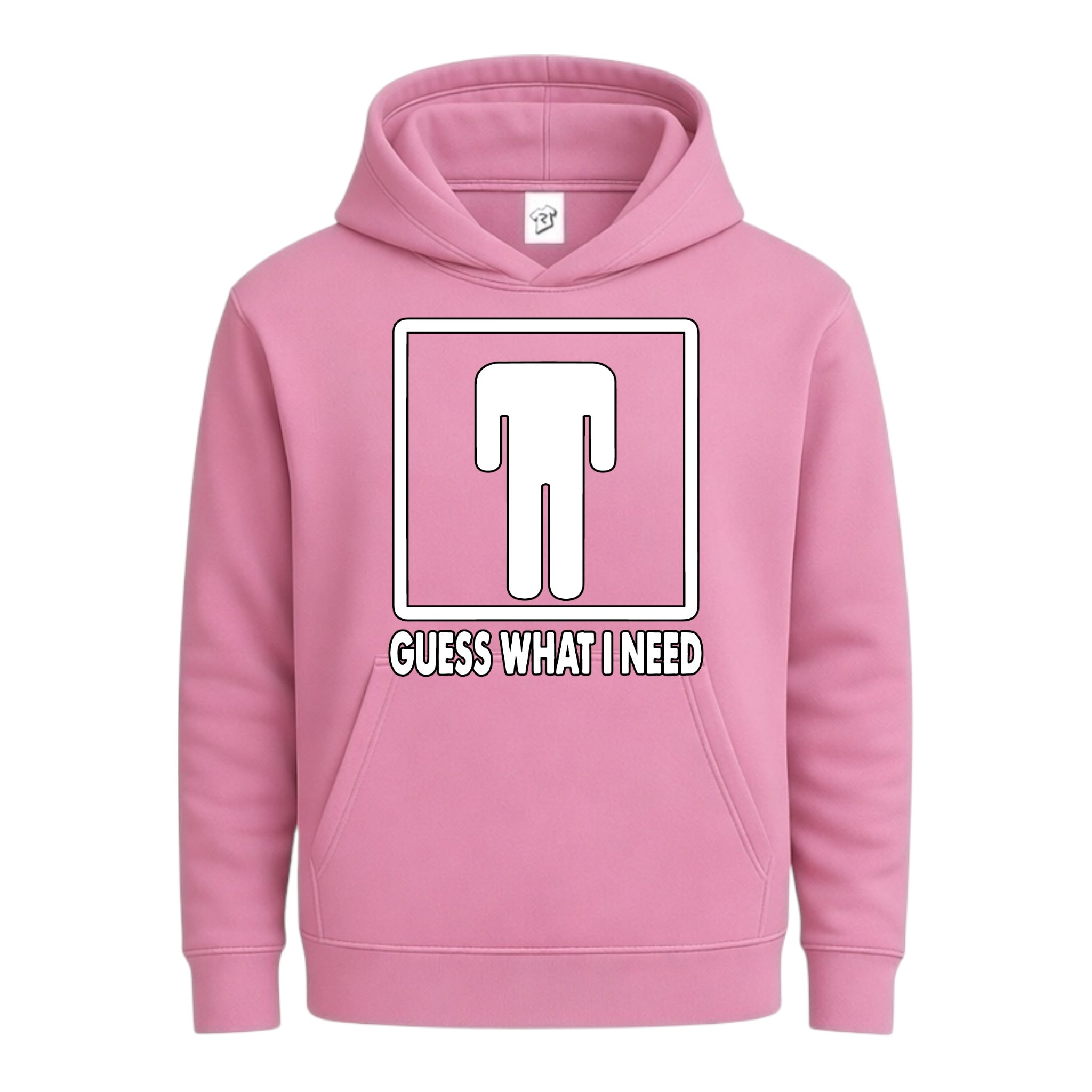 Tees Club streetwear hoodie Guess What I Need - Hoodie Navy Size M detail