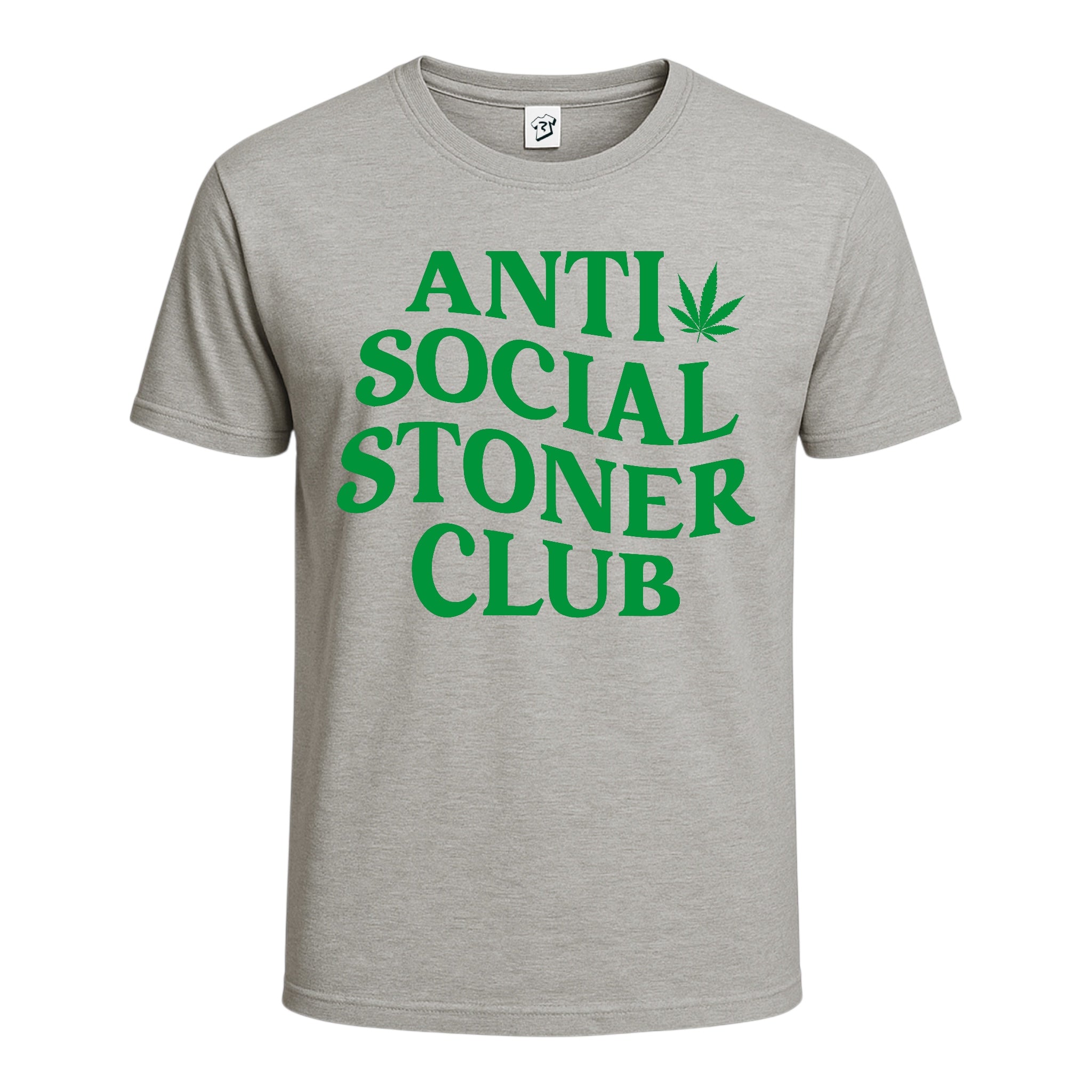 Tees Club graphic tee Anti Social Stoner Club - Cotton Tee Navy Size M detail