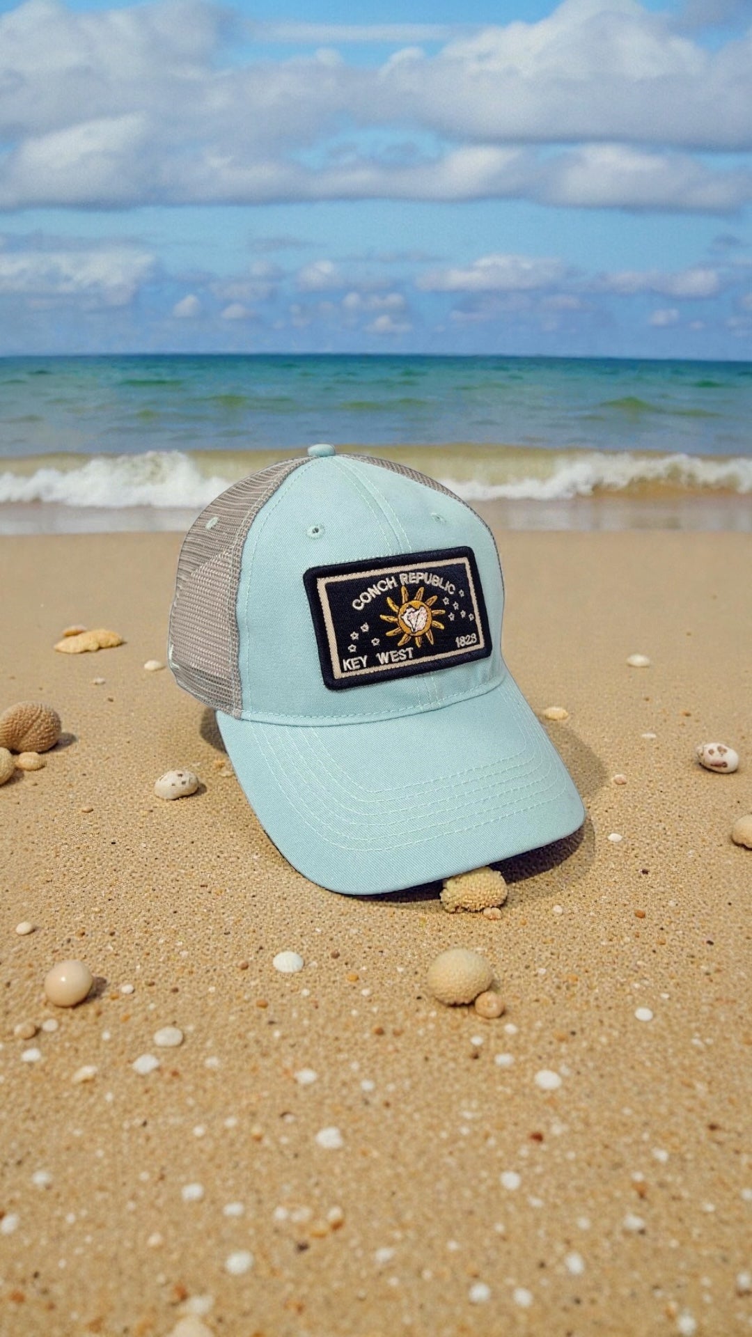Key West Conch Republic Light Blue - Baseball Cap KW