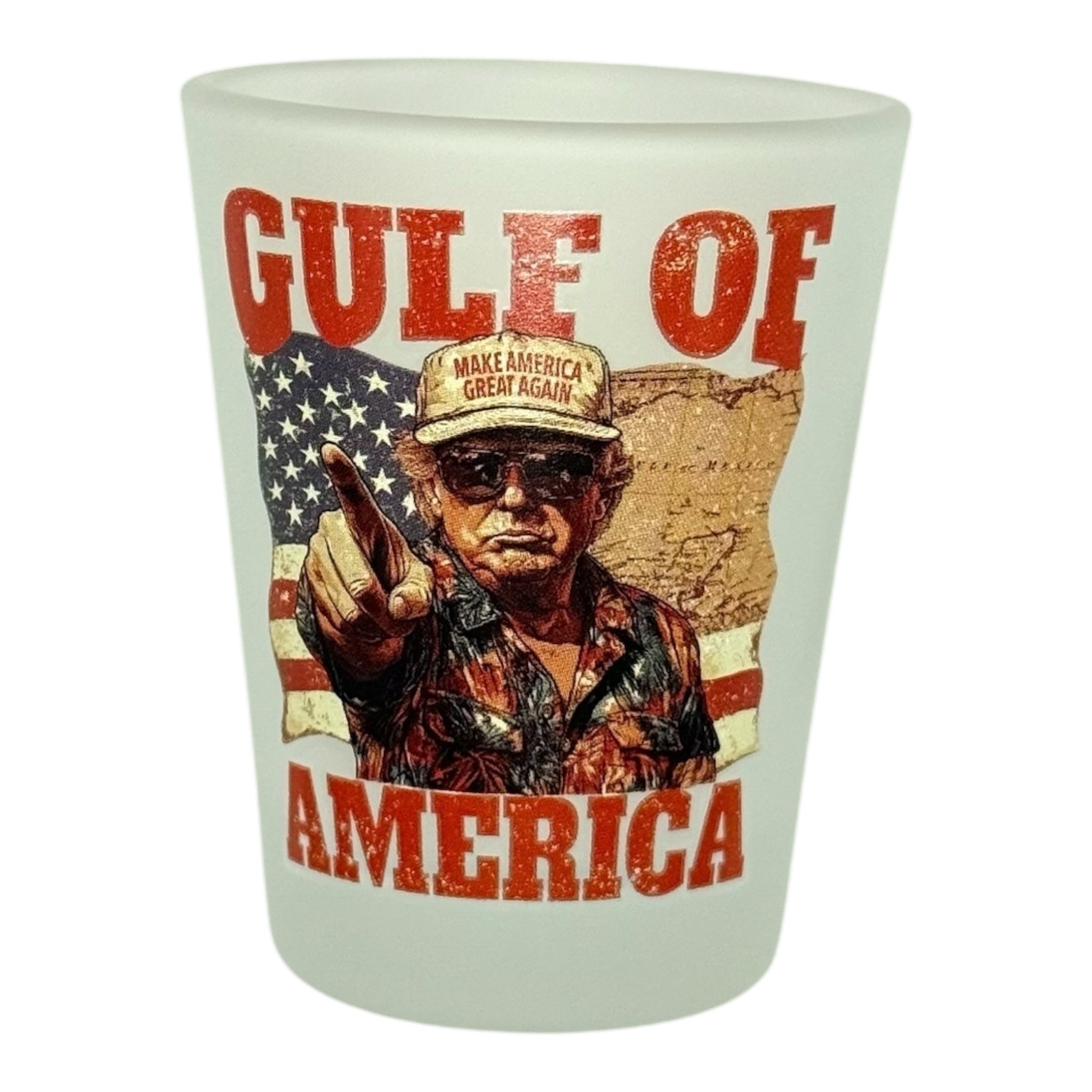 "Gulf of America" Funny Shot Glass