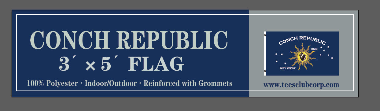 Conch Republic Flag (3'x5')
