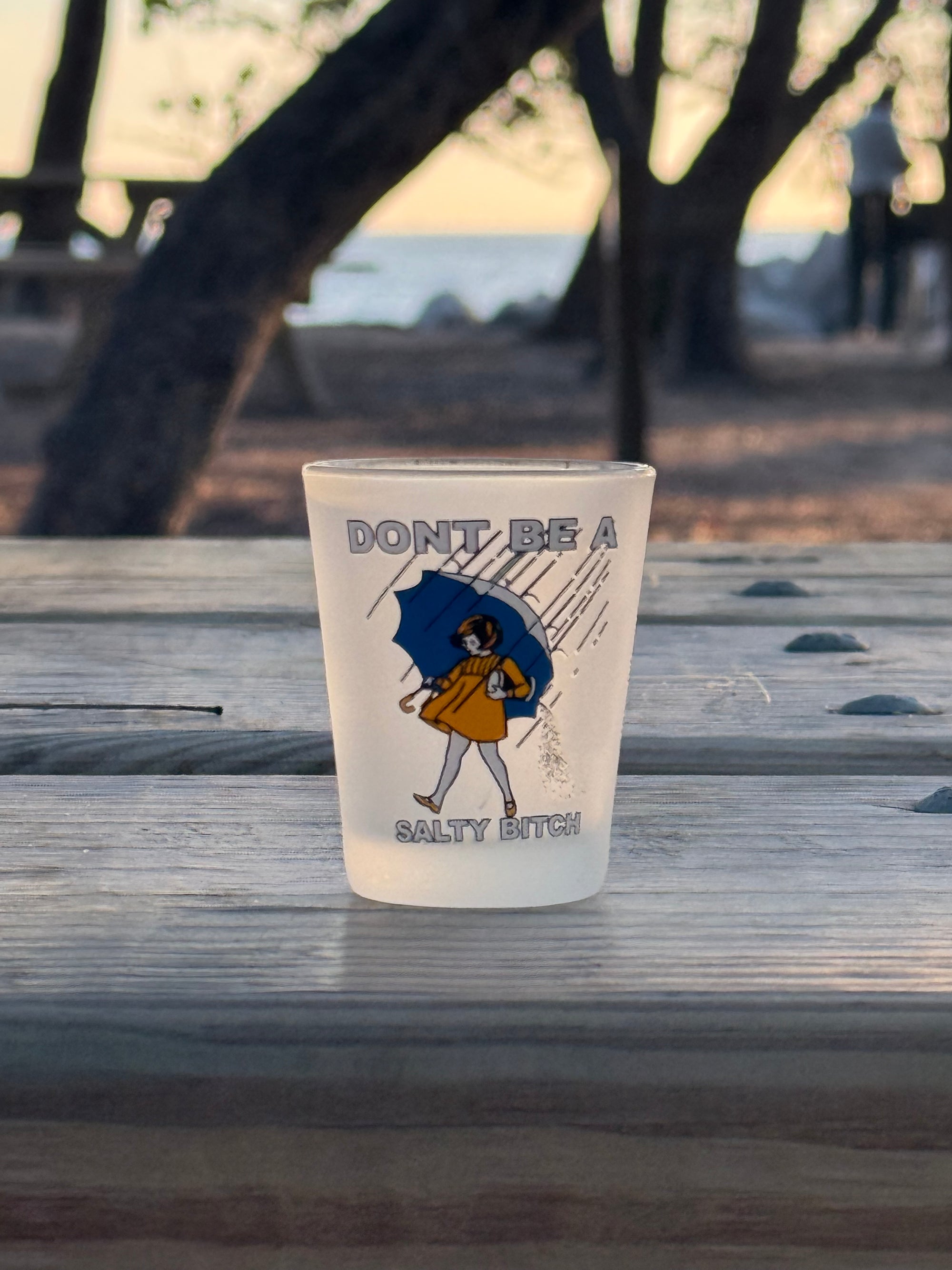 "Don't Be a Salty Bitch" Funny Shot Glass