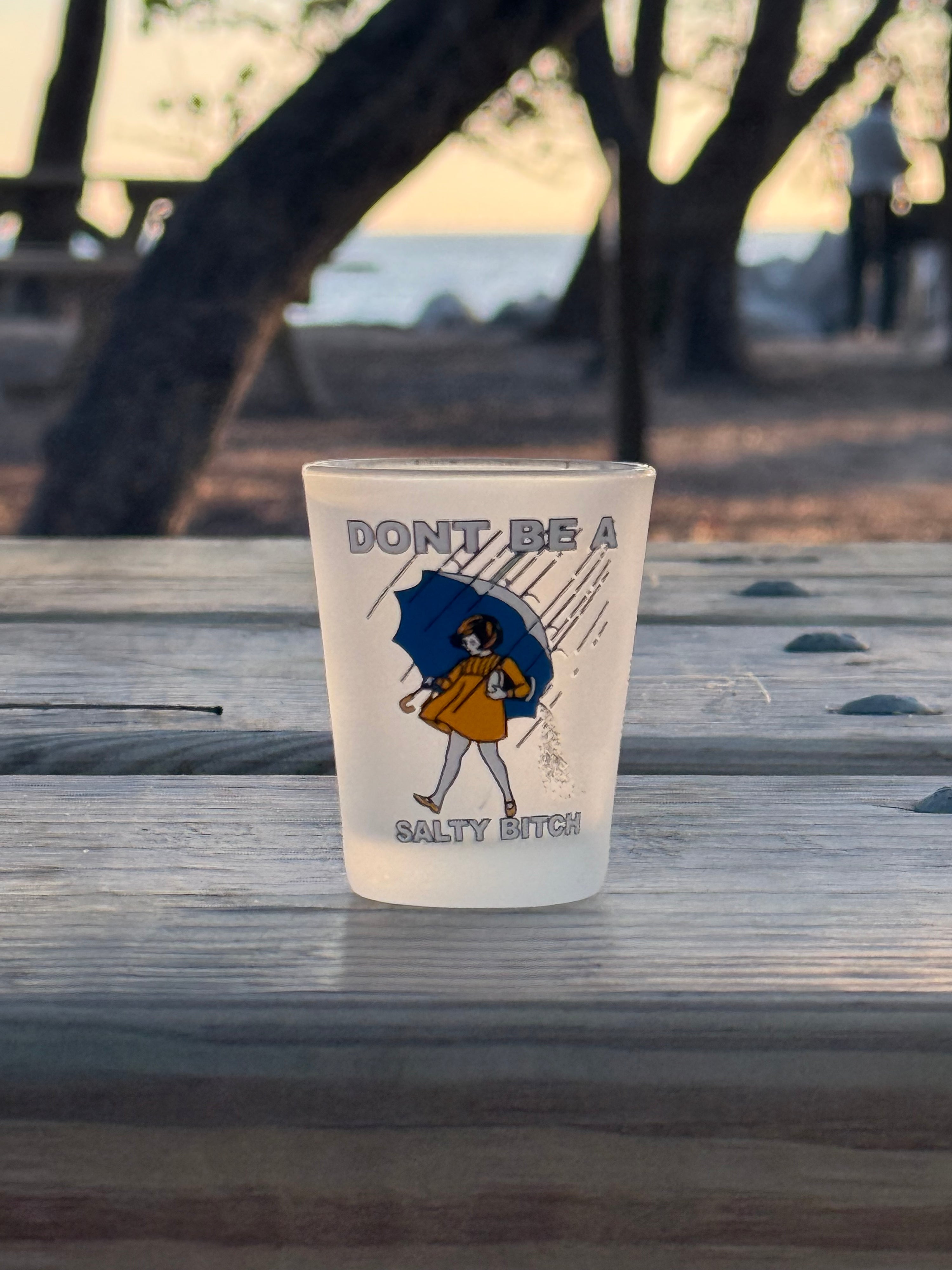 "Don't Be a Salty Bitch" Funny Shot Glass