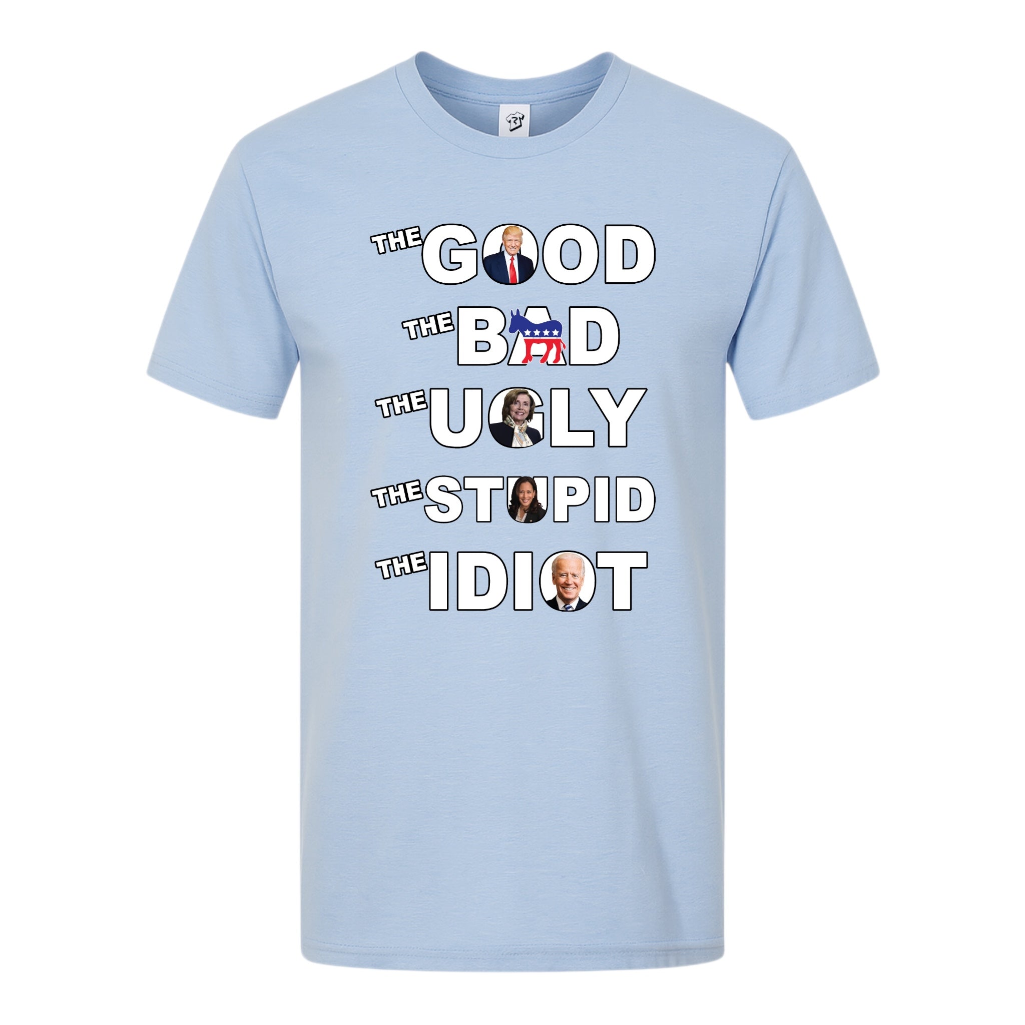 Tees Club graphic tee The Good The Bad The Ugly The Stupid - Premium Tee Black Size L detail