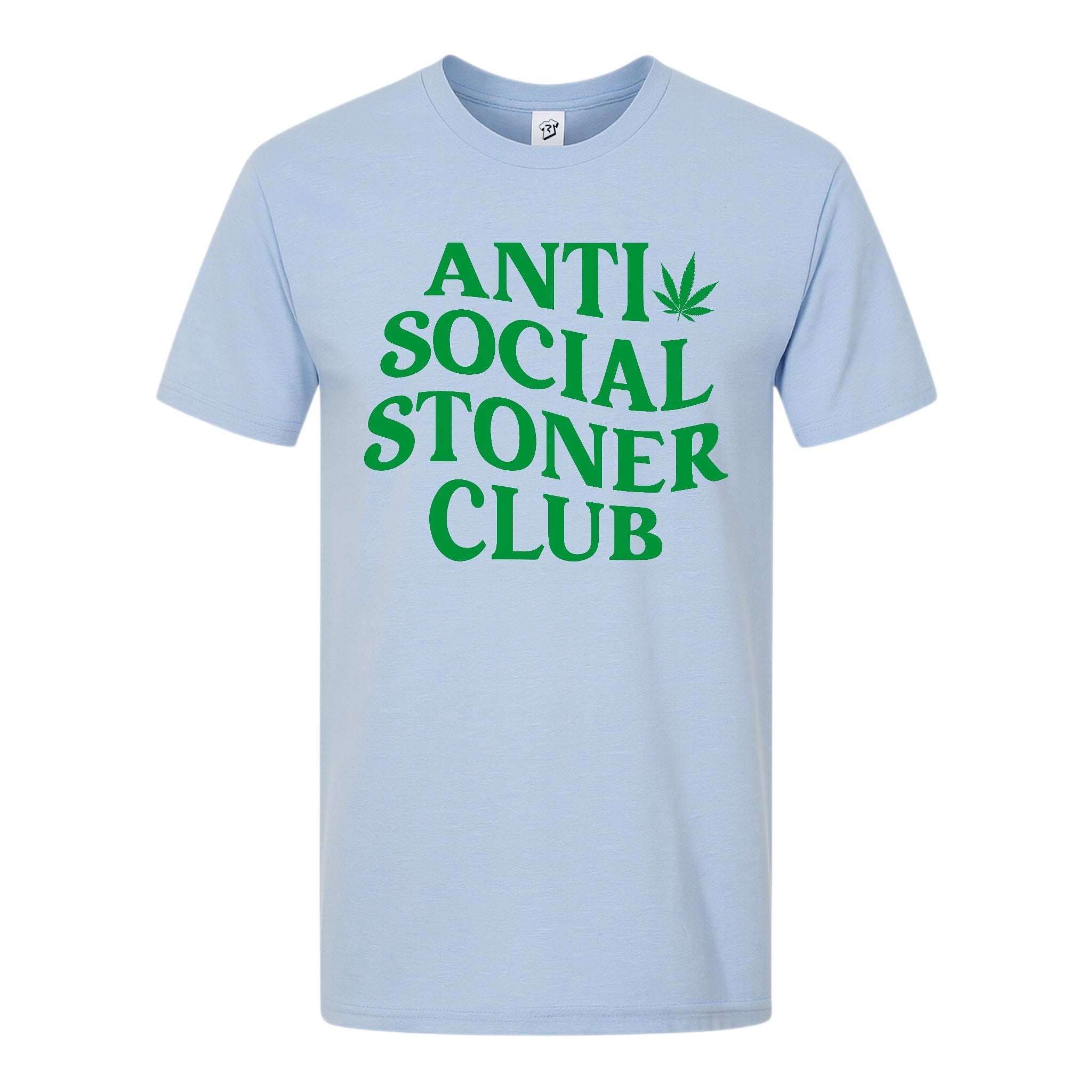 Tees Club graphic tee Anti Social Stoner Club - Premium Tee Black Size XL detail
