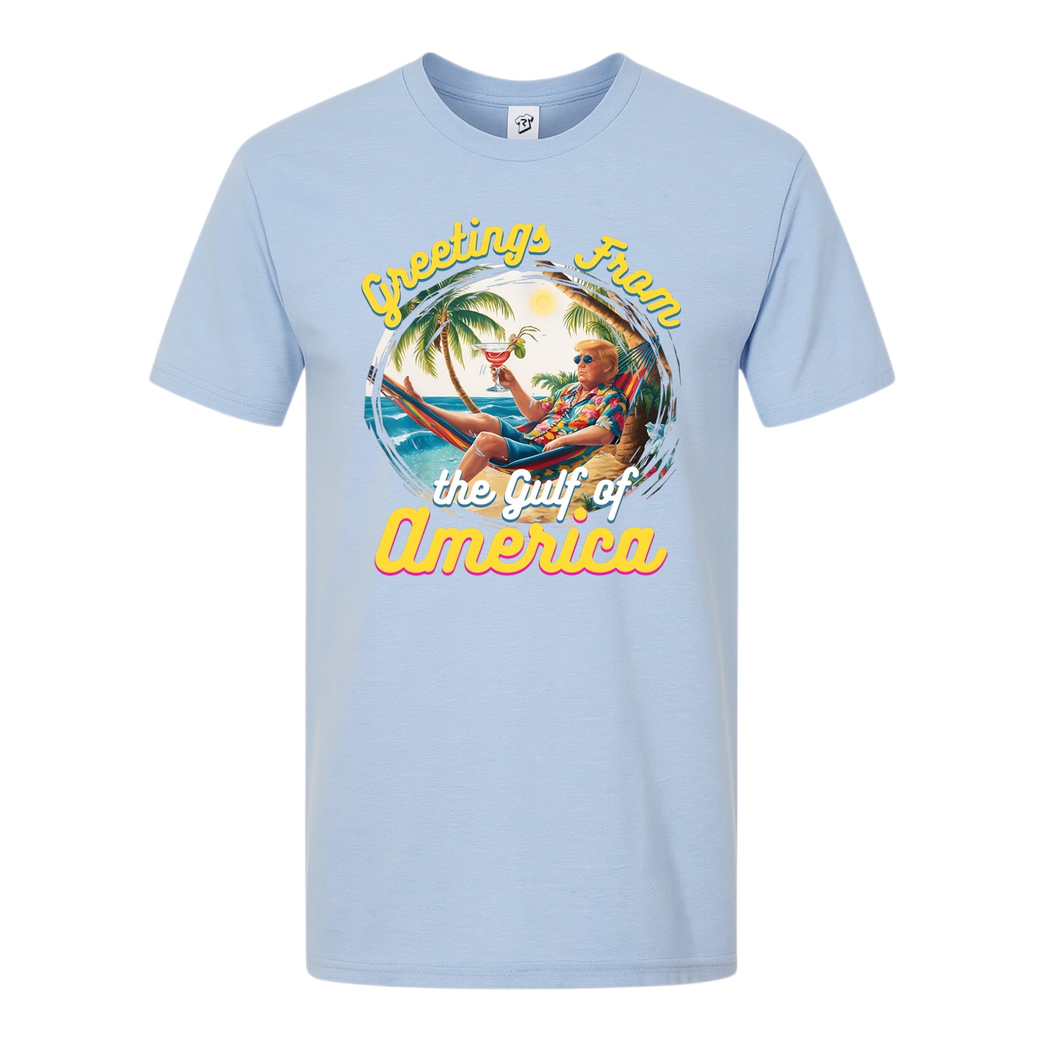 Tees Club graphic tee Greetings From Gulf of America - Premium Tee Black Size L detail