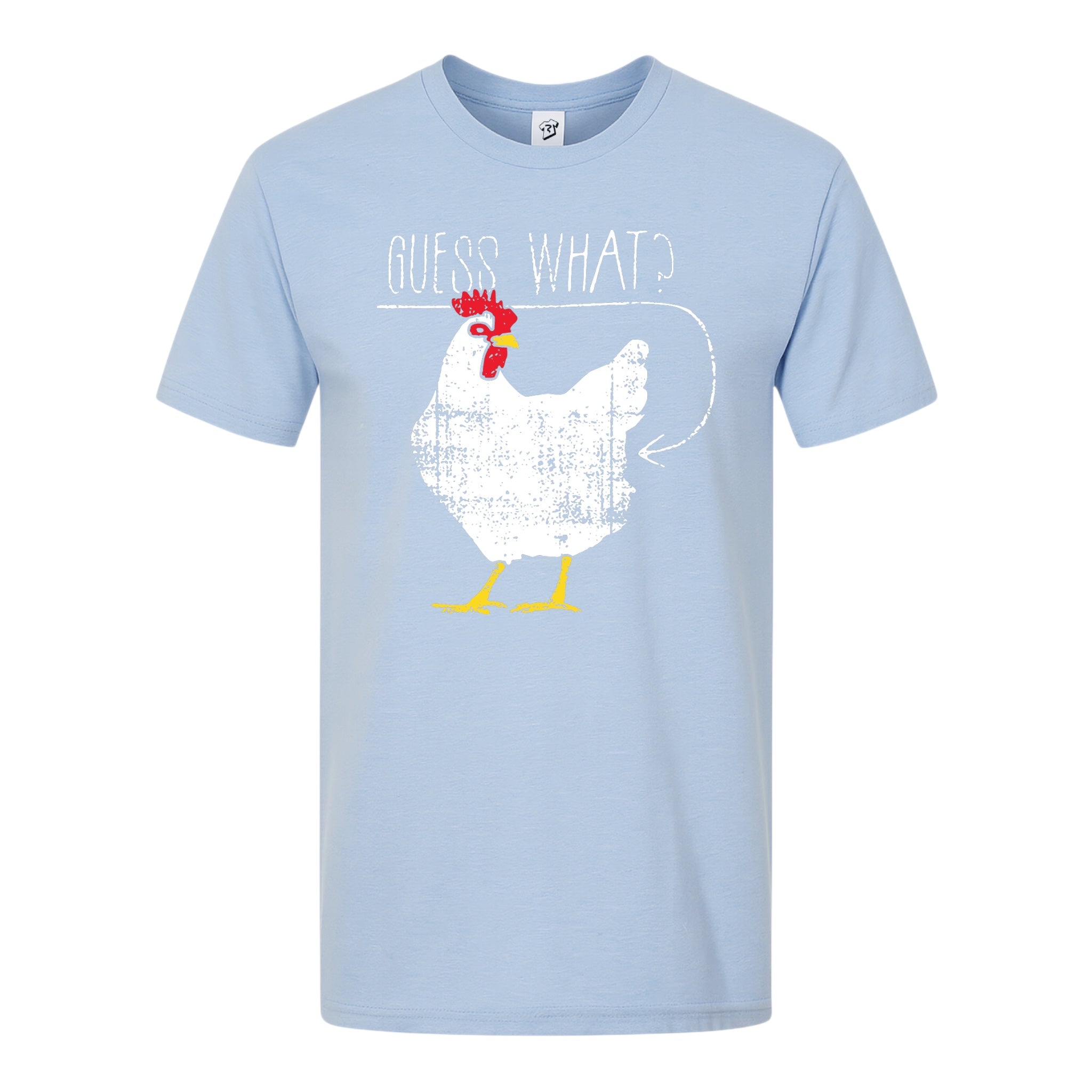 Tees Club graphic tee Guess What Chicken Butt - Premium Tee Black Size M detail