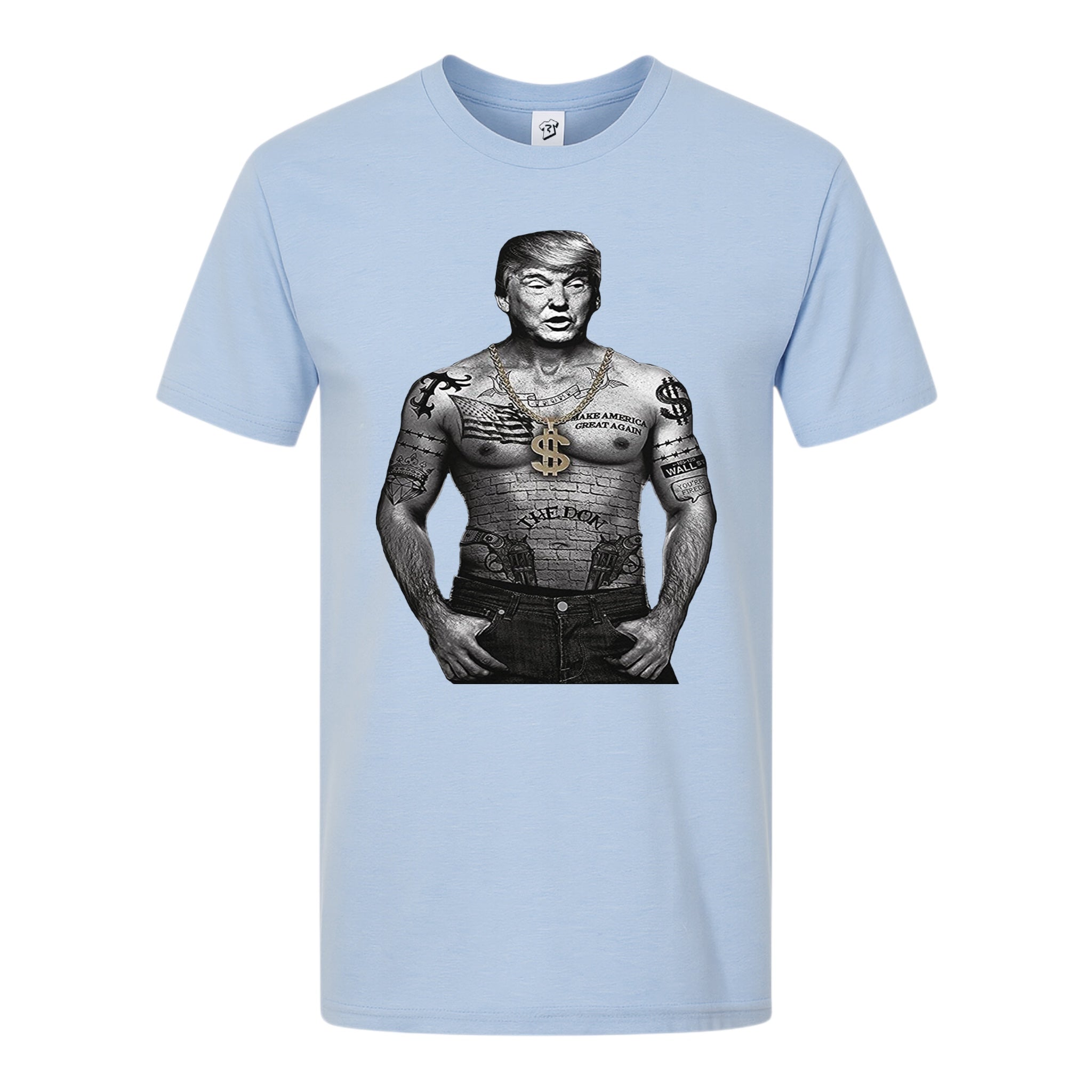 Tees Club graphic tee Trump Tattooed - Premium Tee Black Size XL detail