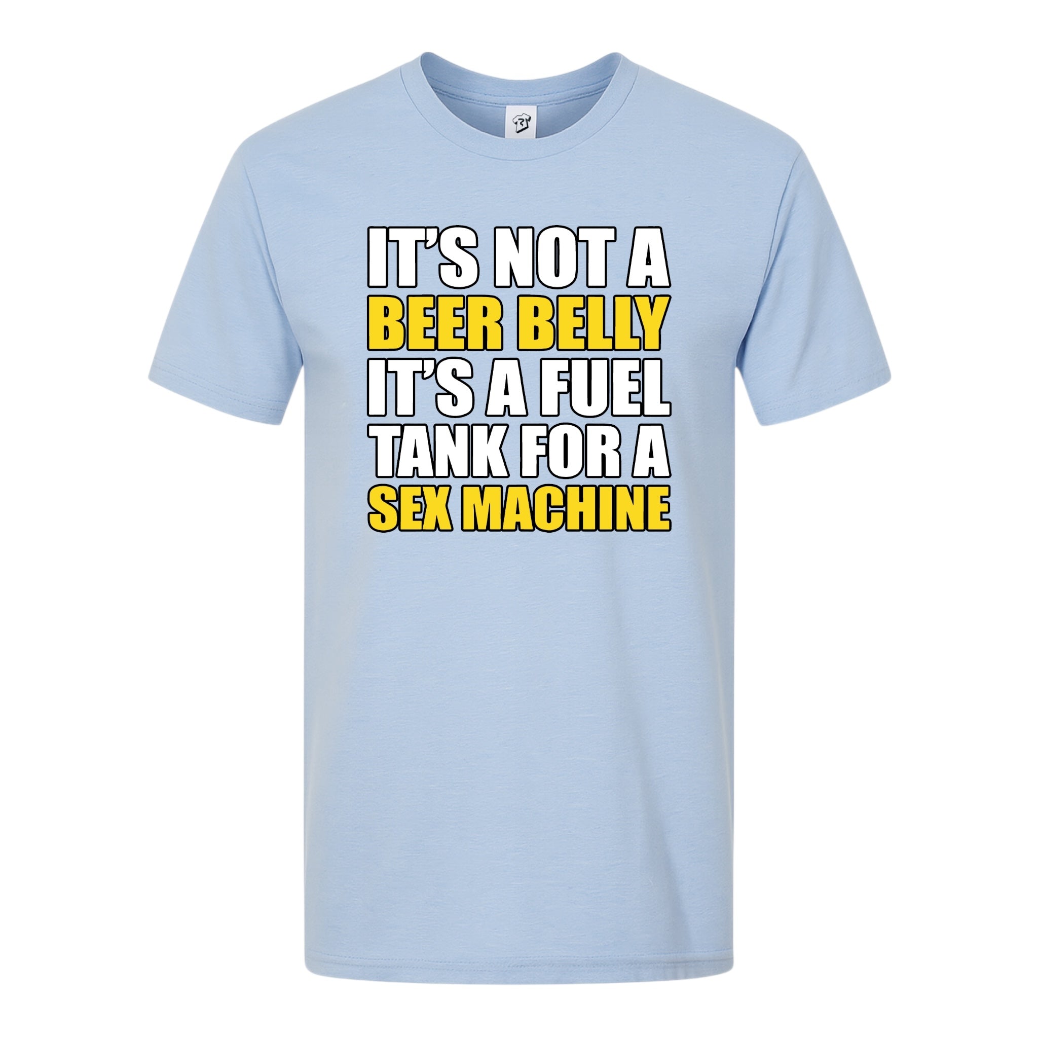 Tees Club tank top It's Not a Beer Belly - Premium Tee Black Size M detail