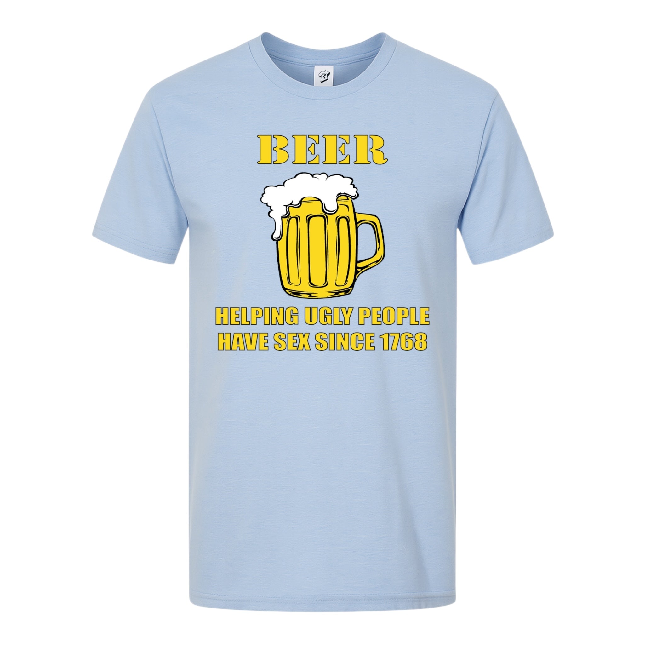 Tees Club graphic tee Beer Helping Ugly People Have Sex - Premium Tee Black Size L detail