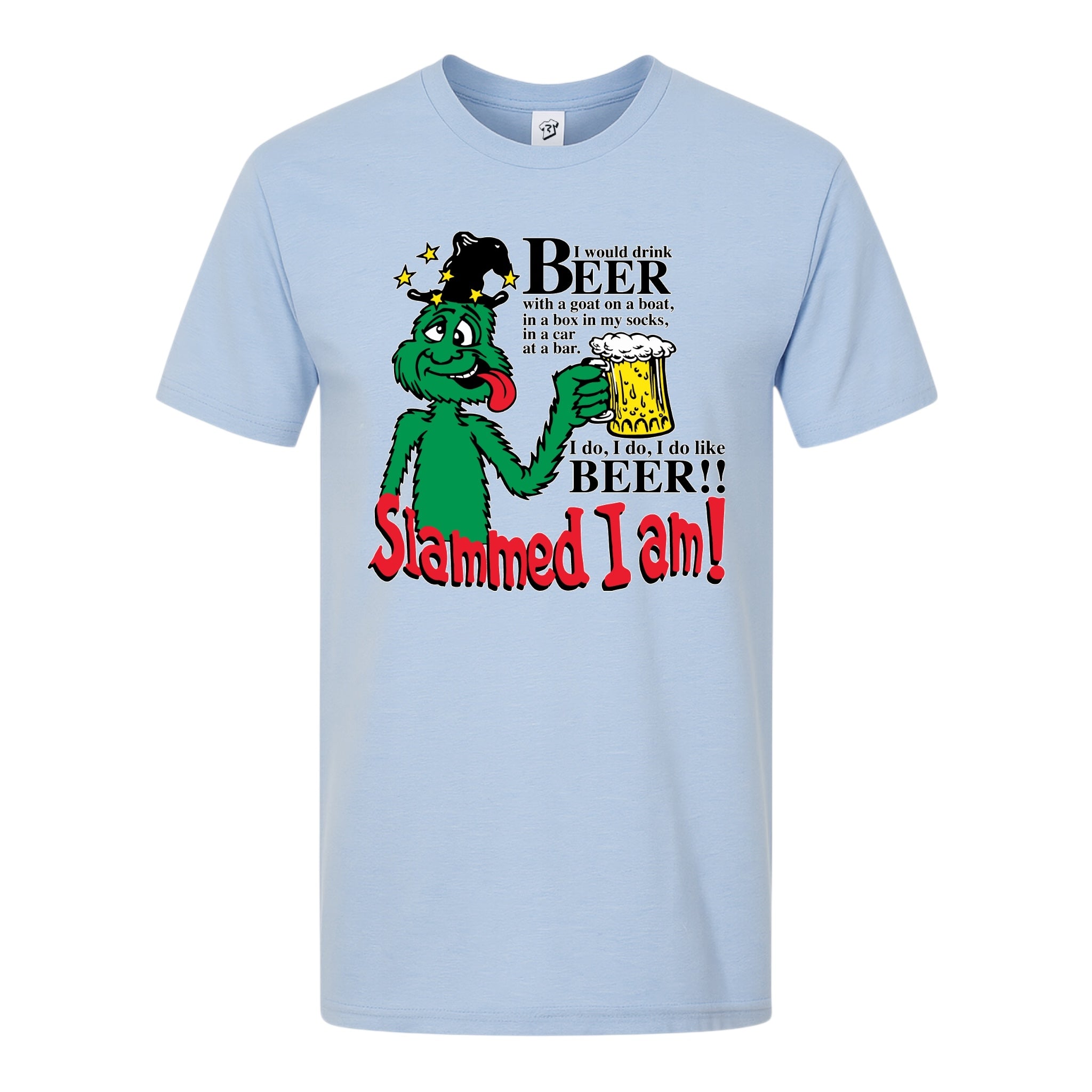 Tees Club graphic tee Slammed I Am Beer - Premium Tee Black Size L detail