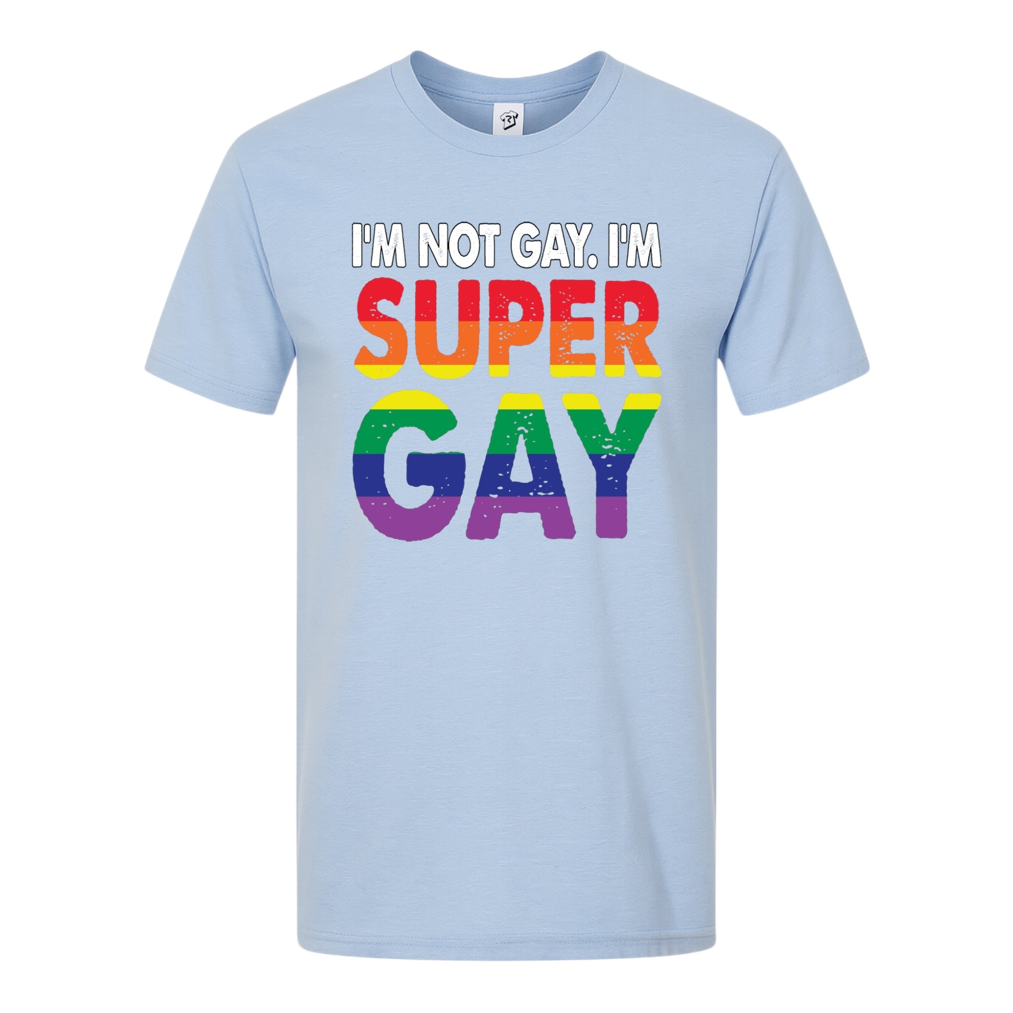 Tees Club graphic tee I'm Not Gay I'm Super Gay - Premium Tee Black Size S front view