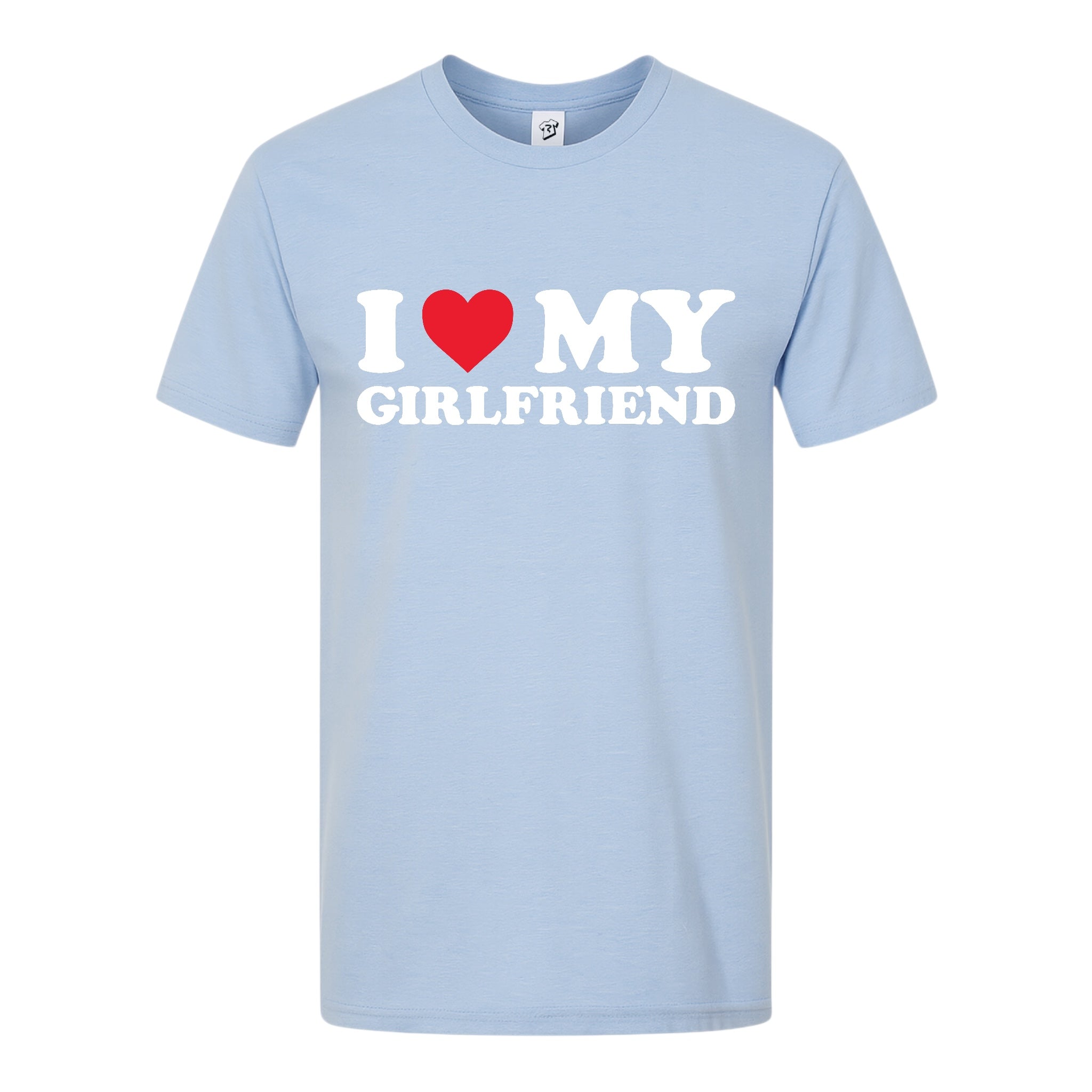 Tees Club graphic tee I Love My Girlfriend - Premium Tee Black Size S back view