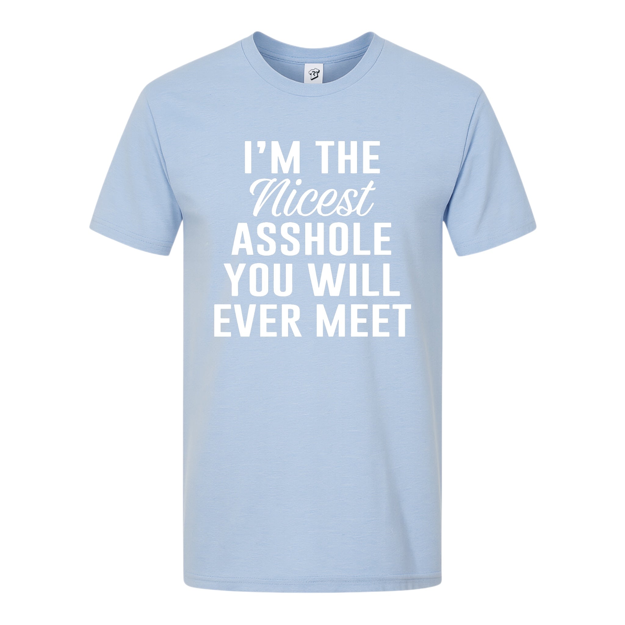 Tees Club graphic tee I'm the Nicest Asshole You Will Ever Meet - Premium Tee Black Size M detail