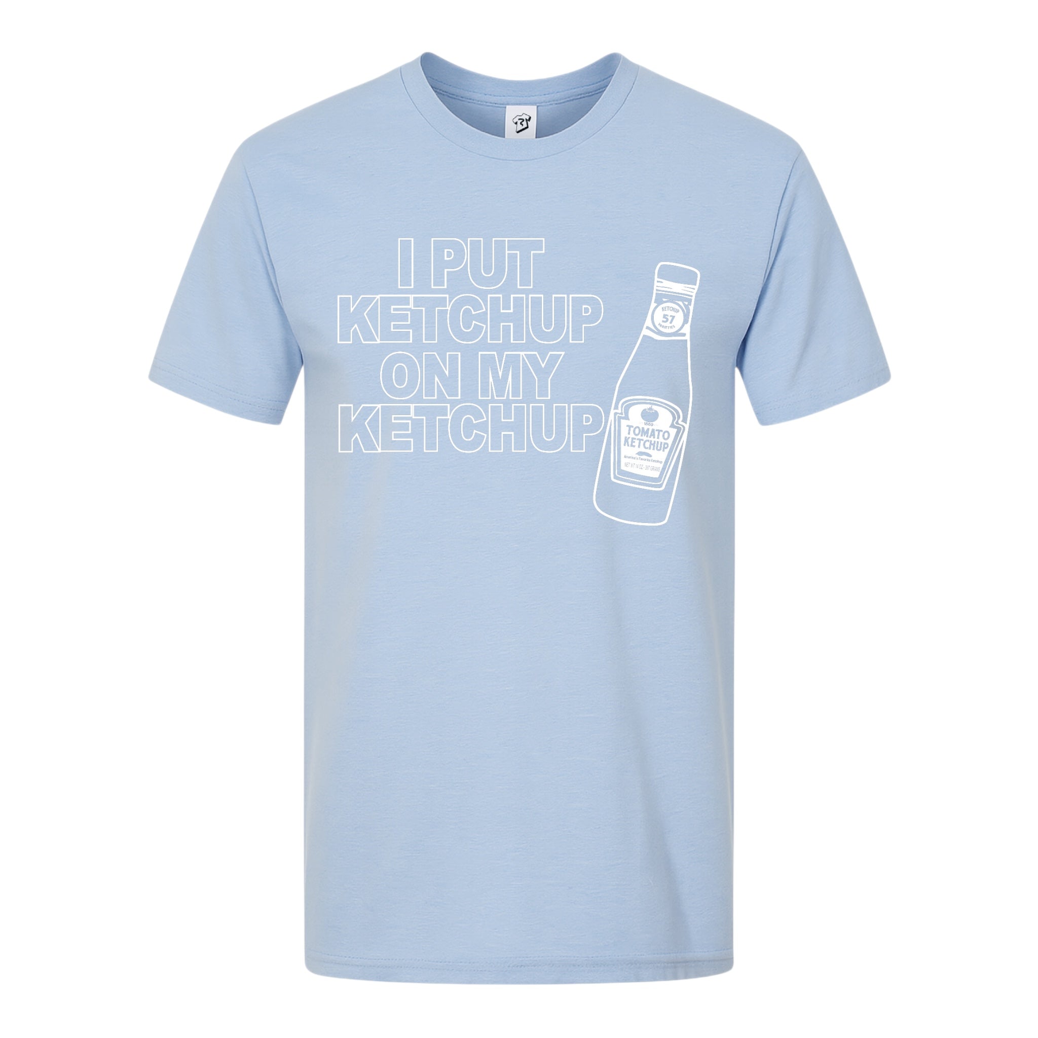 Tees Club graphic tee I Put Ketchup on My Ketchup - Premium Tee Black Size M detail