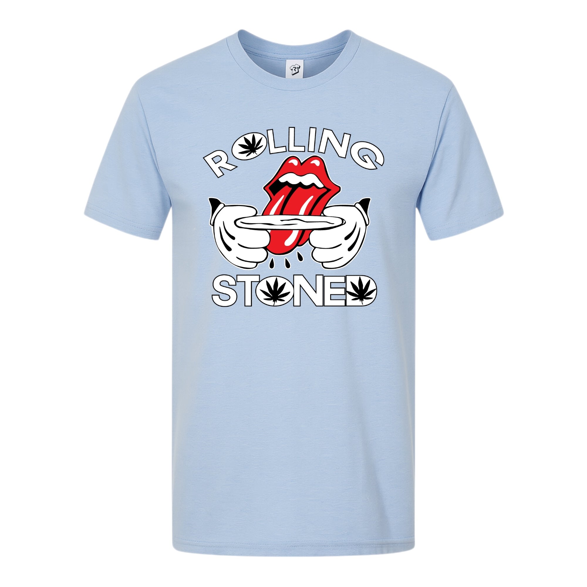 Tees Club graphic tee Rolling Stoned - Premium Tee Black Size S back view