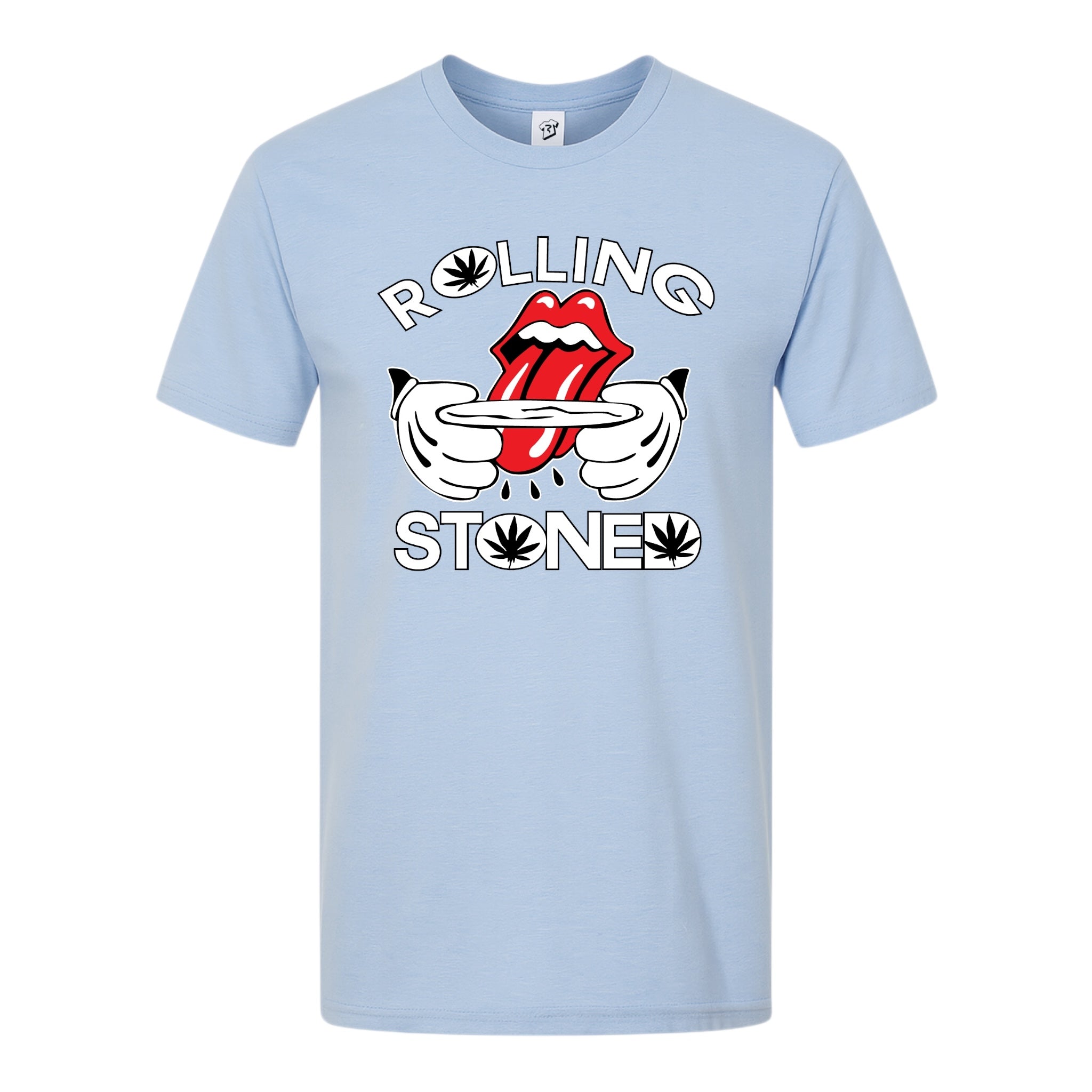 Tees Club graphic tee Rolling Stoned - Premium Tee Black Size S back view