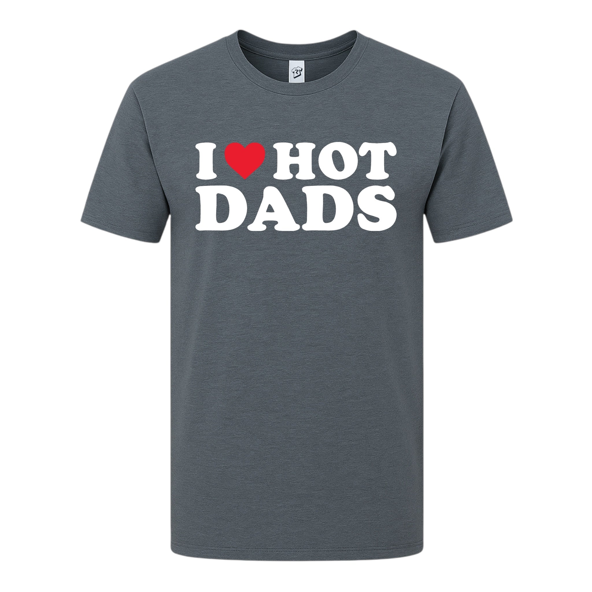 Tees Club graphic tee I Love Hot Dads - Premium Tee Black Size M detail
