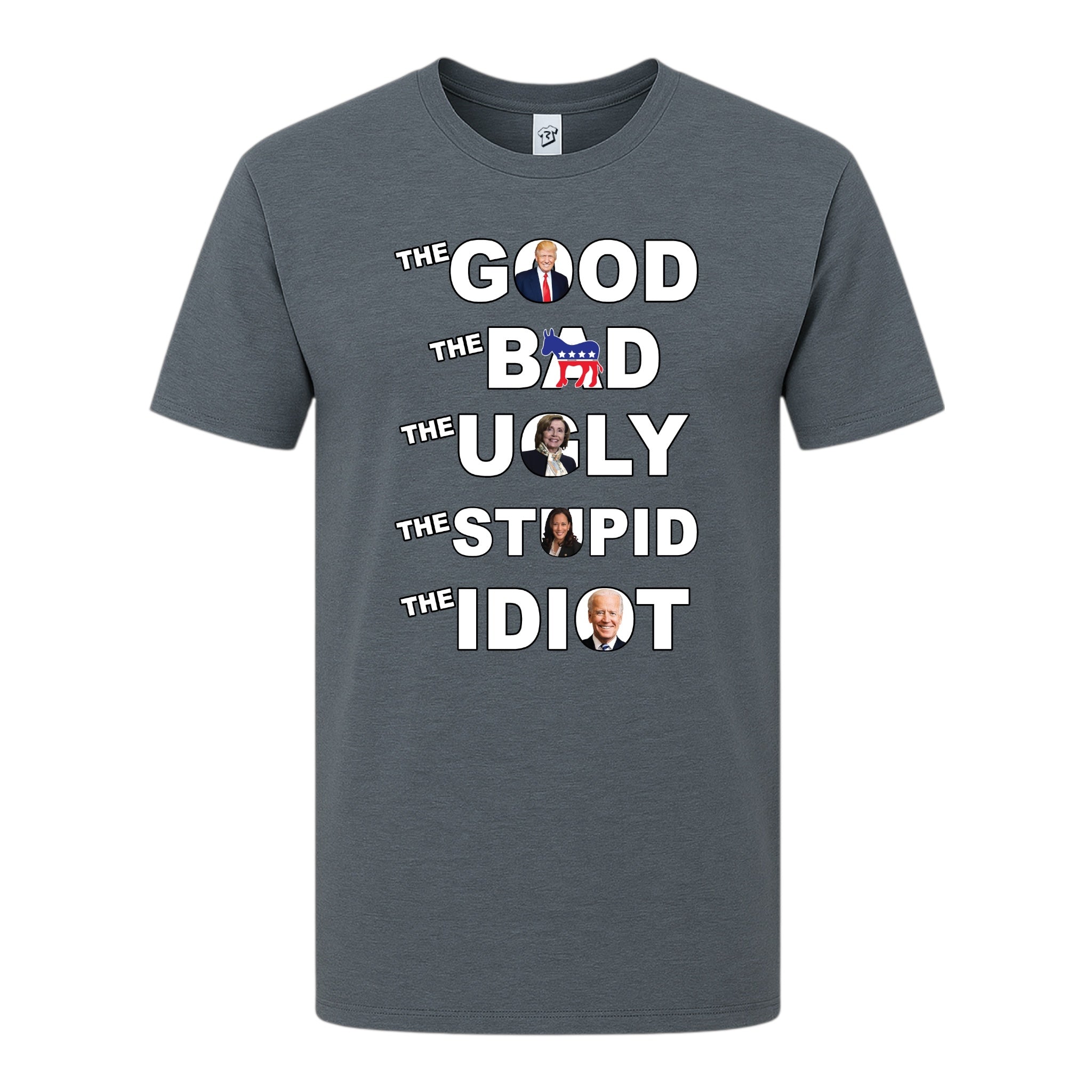 Tees Club graphic tee The Good The Bad The Ugly The Stupid - Premium Tee Black Size M detail