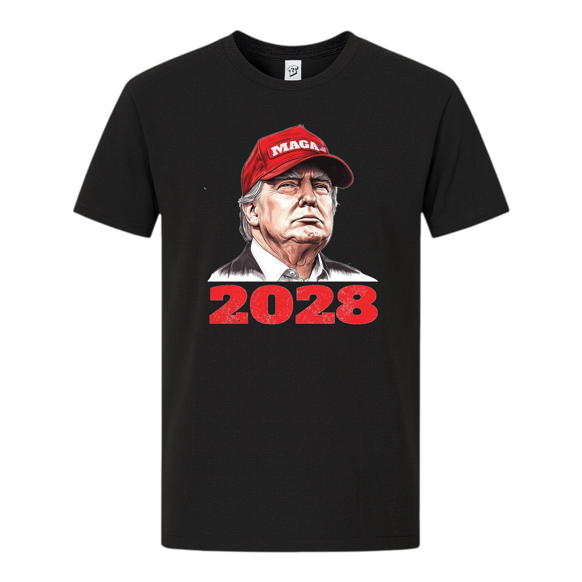 Tees Club graphic tee Trump 2028 - Premium Tee Black Size S back view