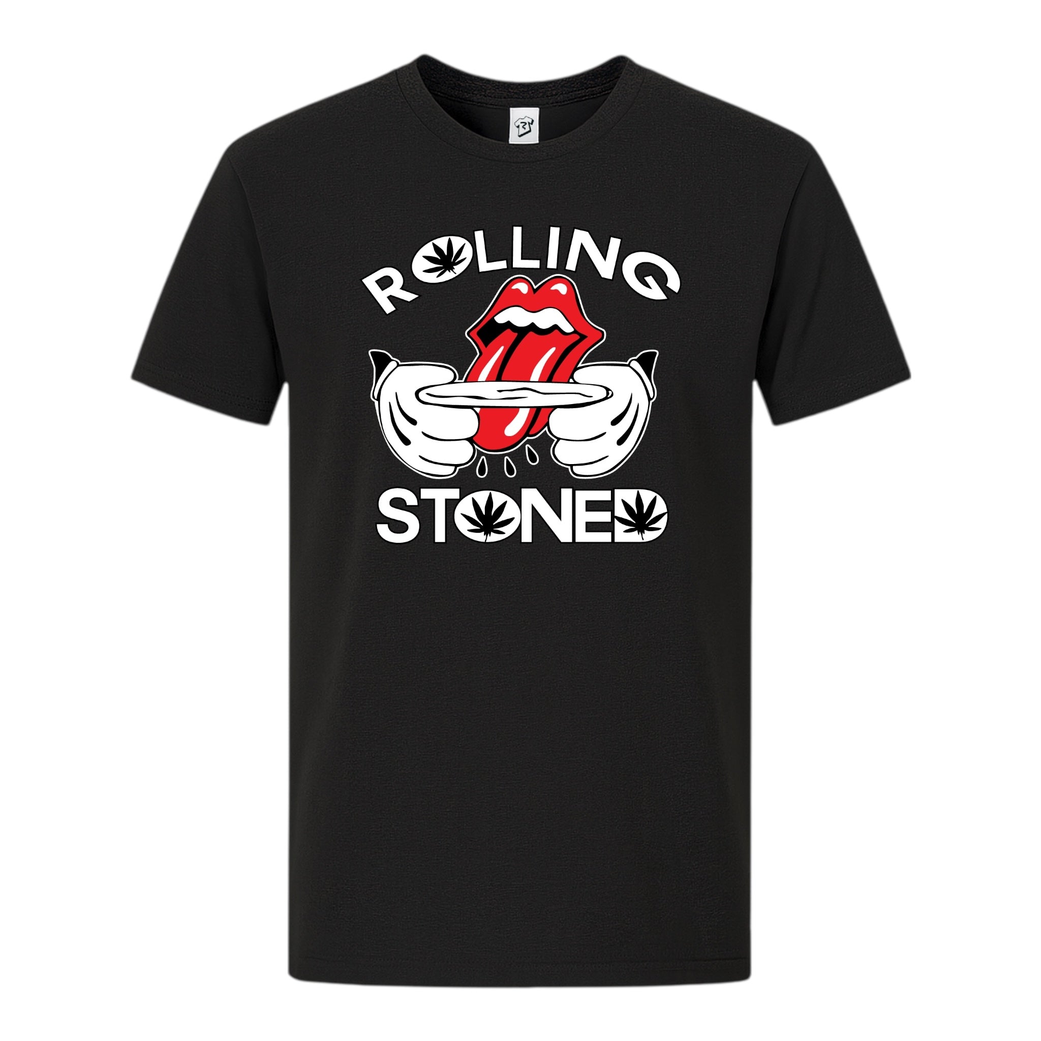 Tees Club graphic tee Rolling Stoned - Premium Tee Black Size 2XL detail